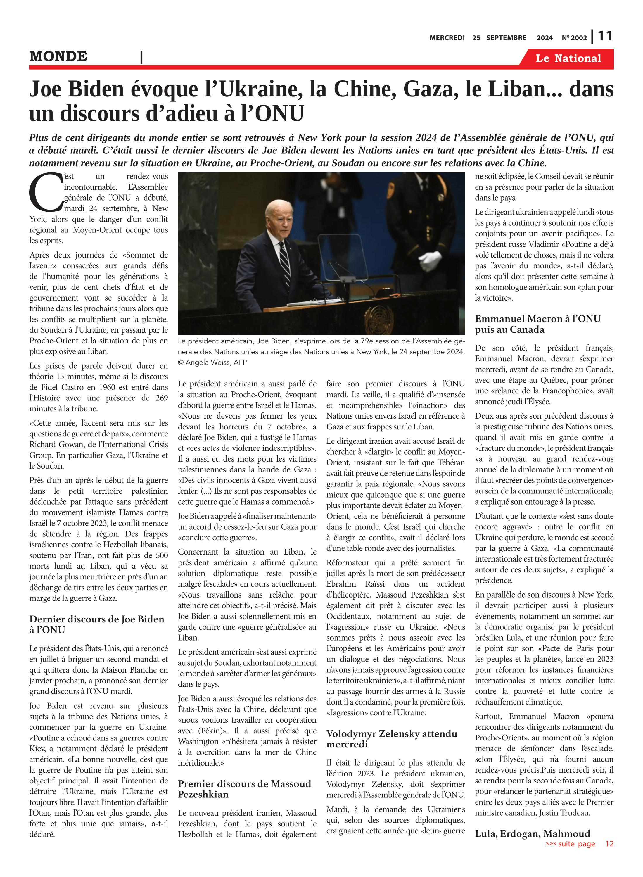 Page 11 de l'édition 2002