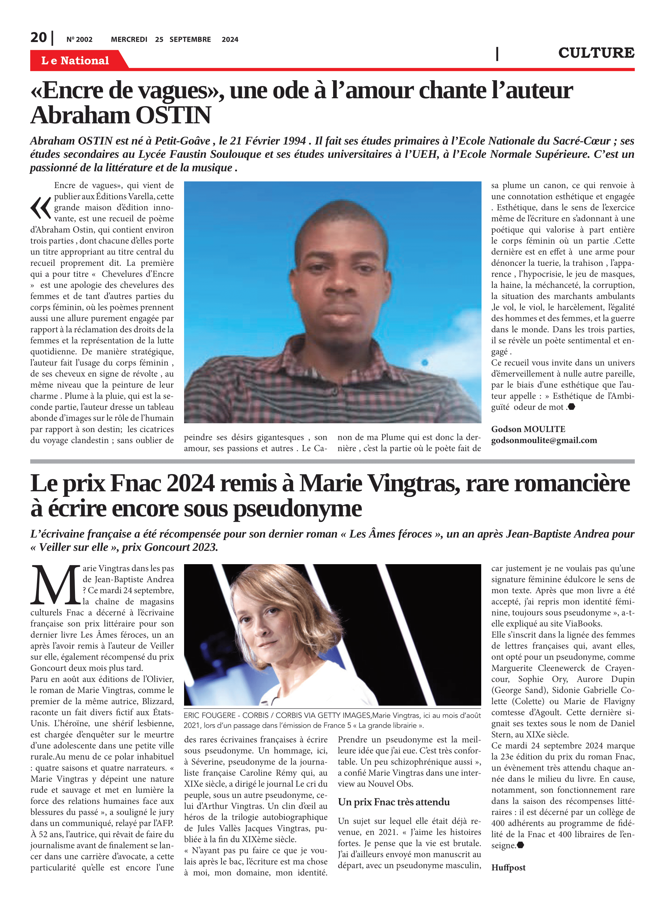Page 20 de l'édition 2002