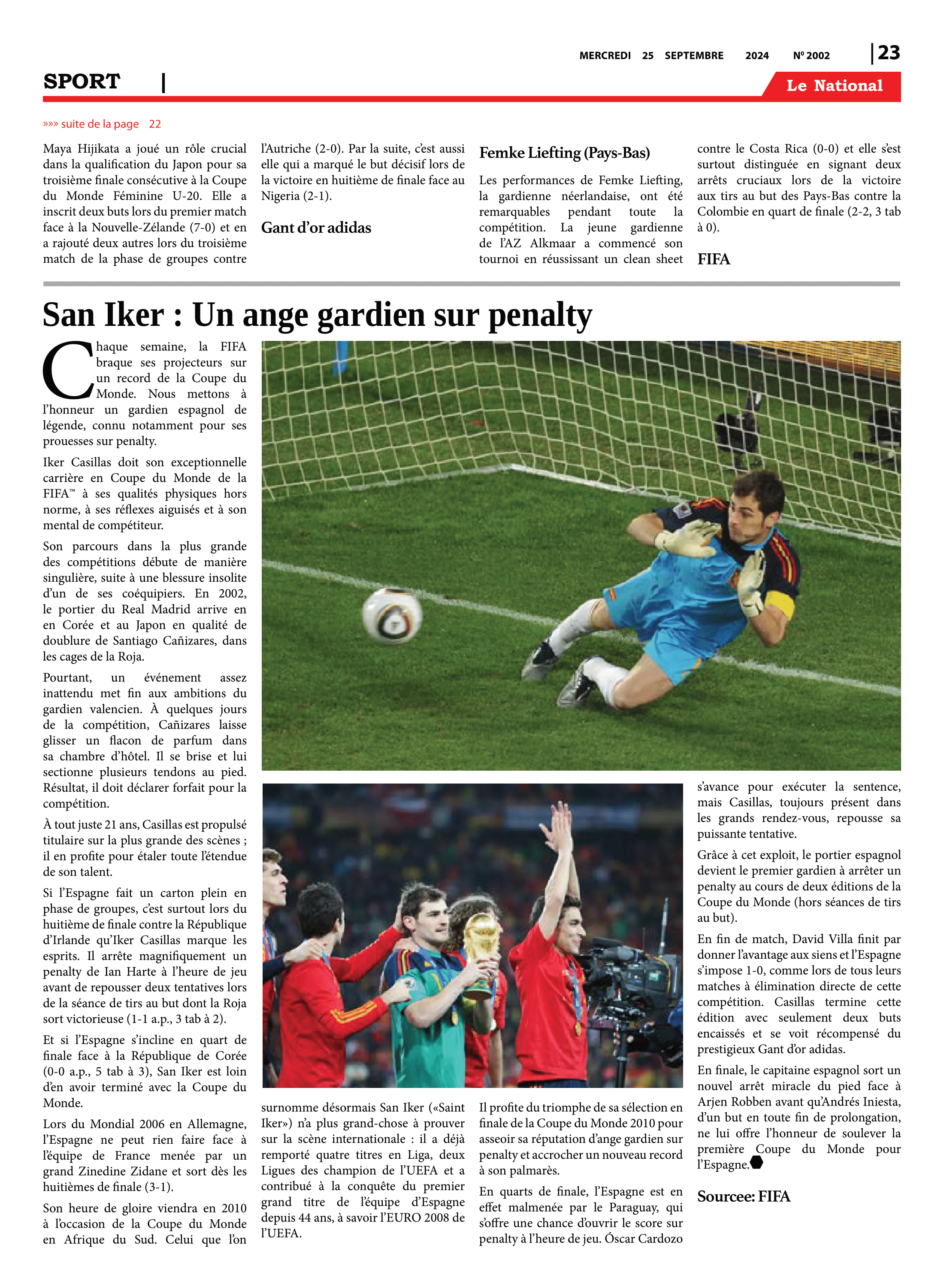 Page 23 de l'édition 2002