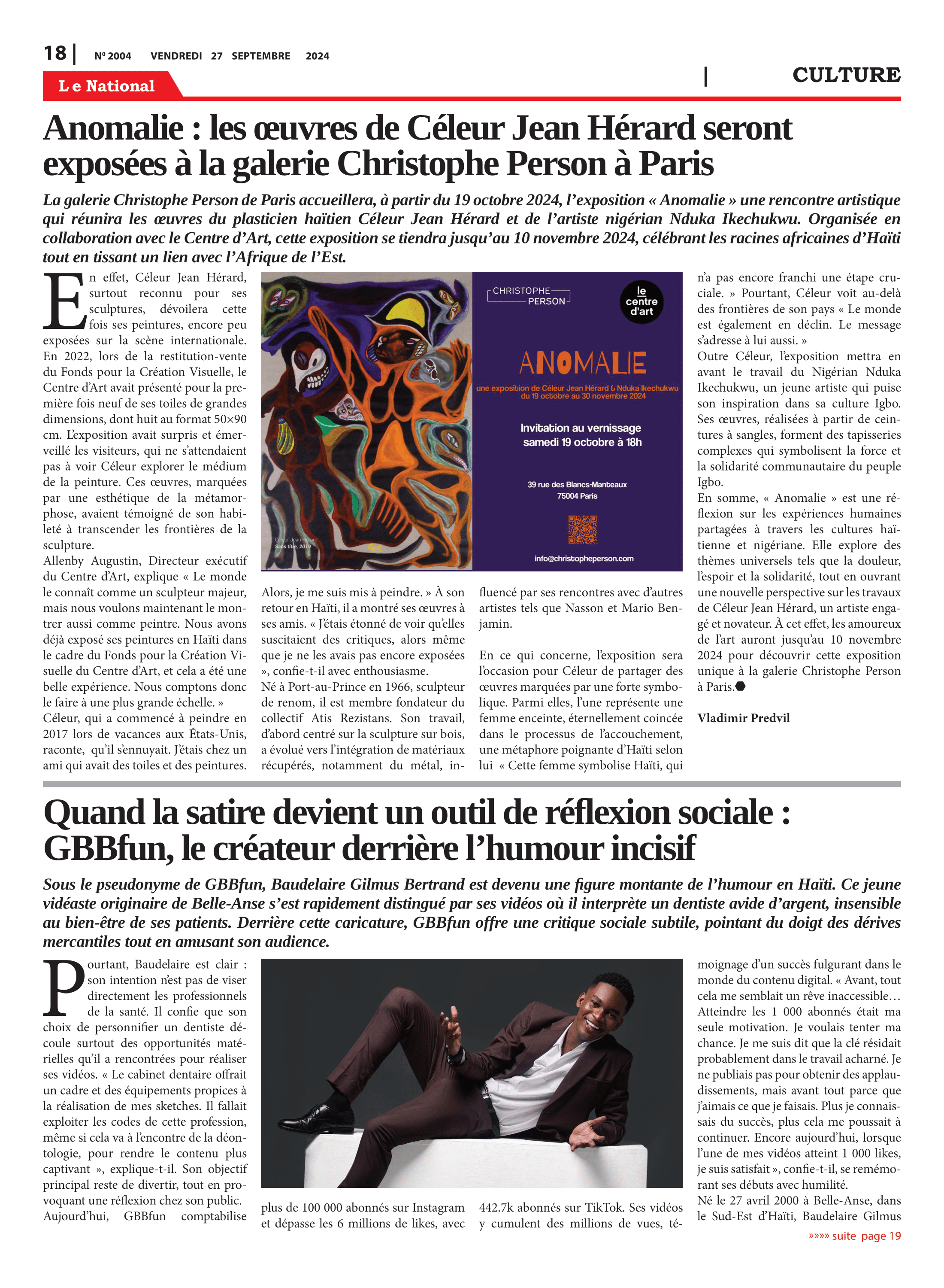 Page 18 de l'édition 2004