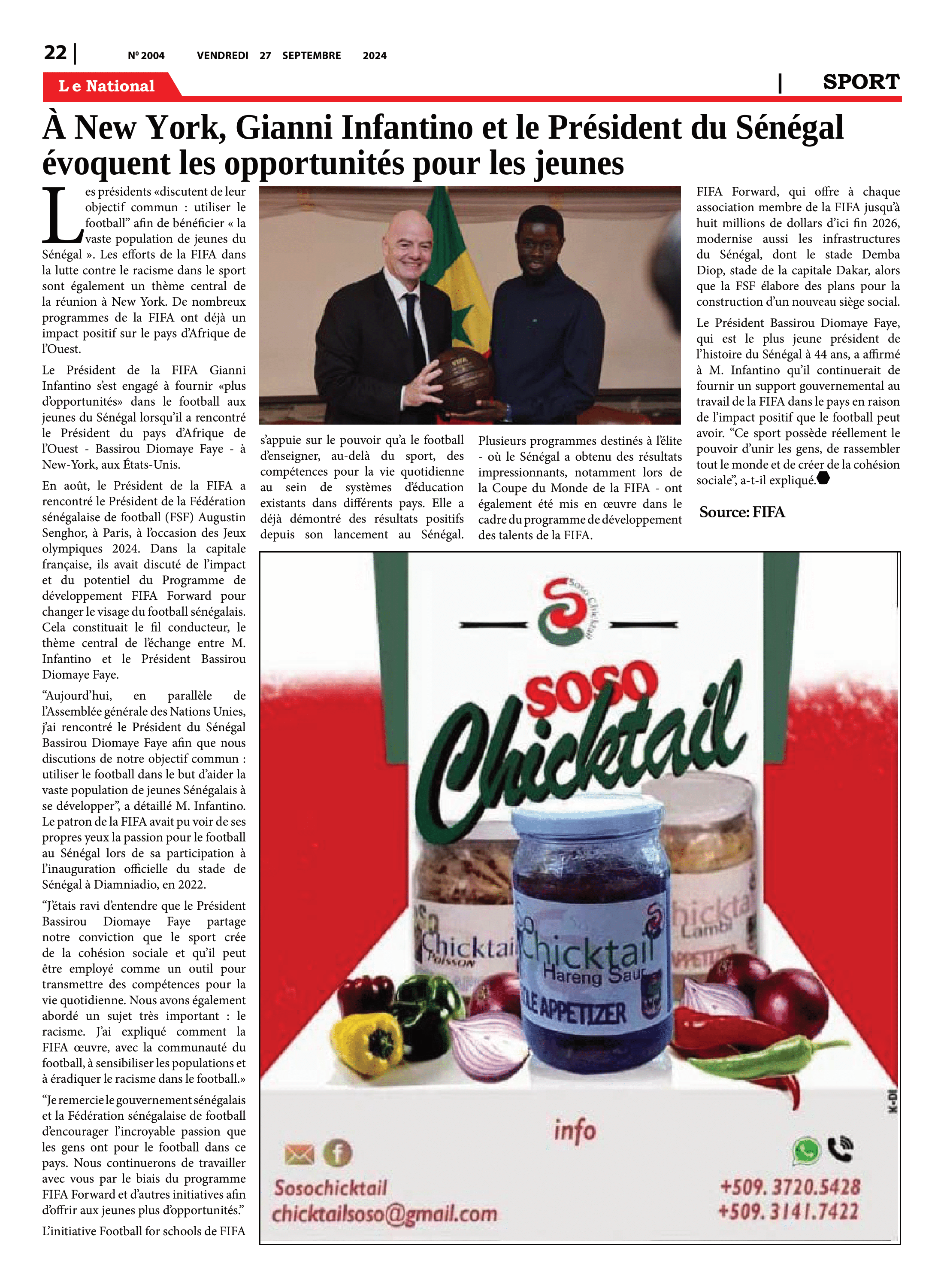 Page 22 de l'édition 2004