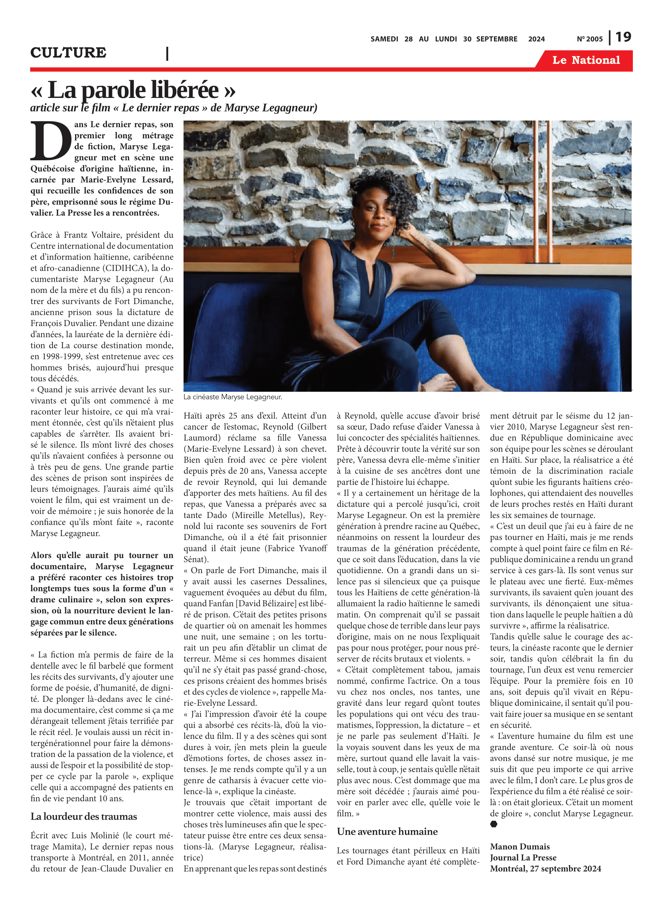 Page 19 de l'édition 2005