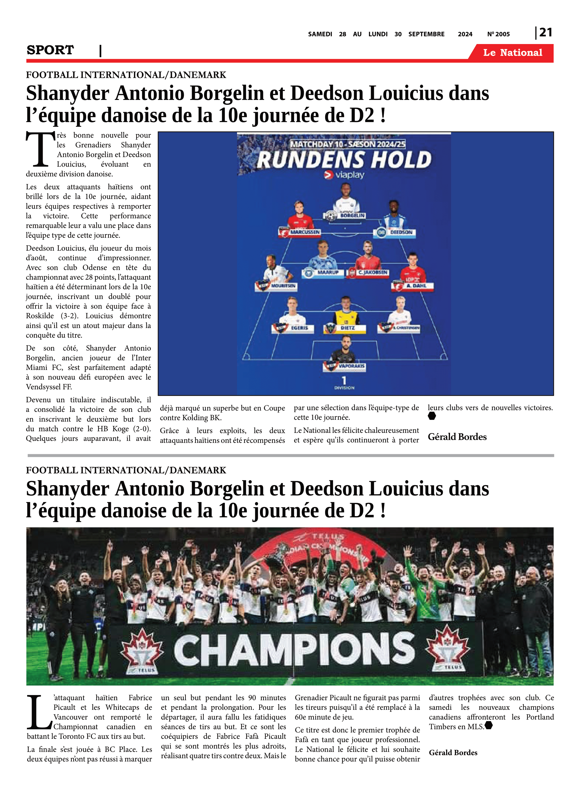 Page 21 de l'édition 2005
