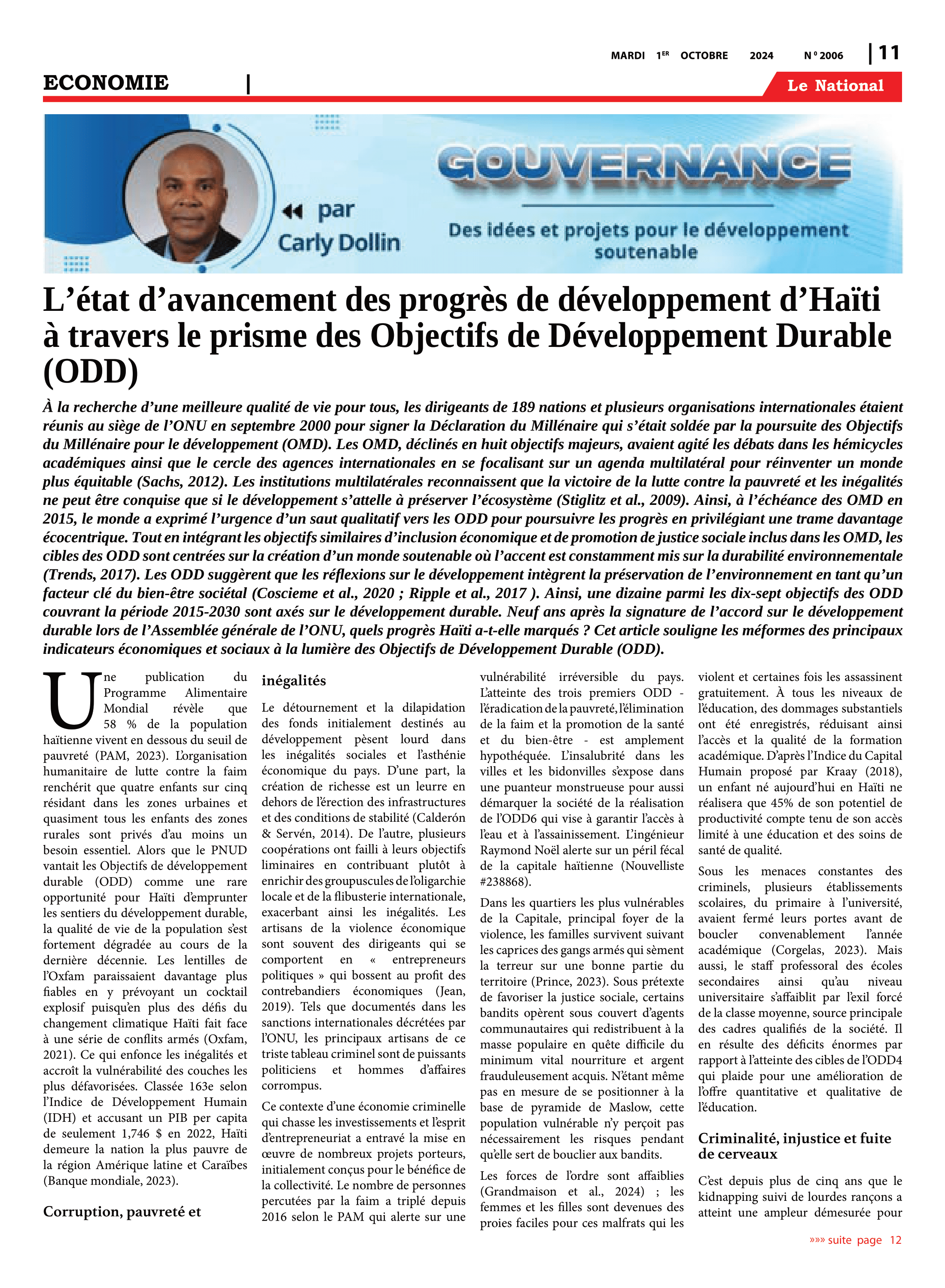 Page 11 de l'édition 2006