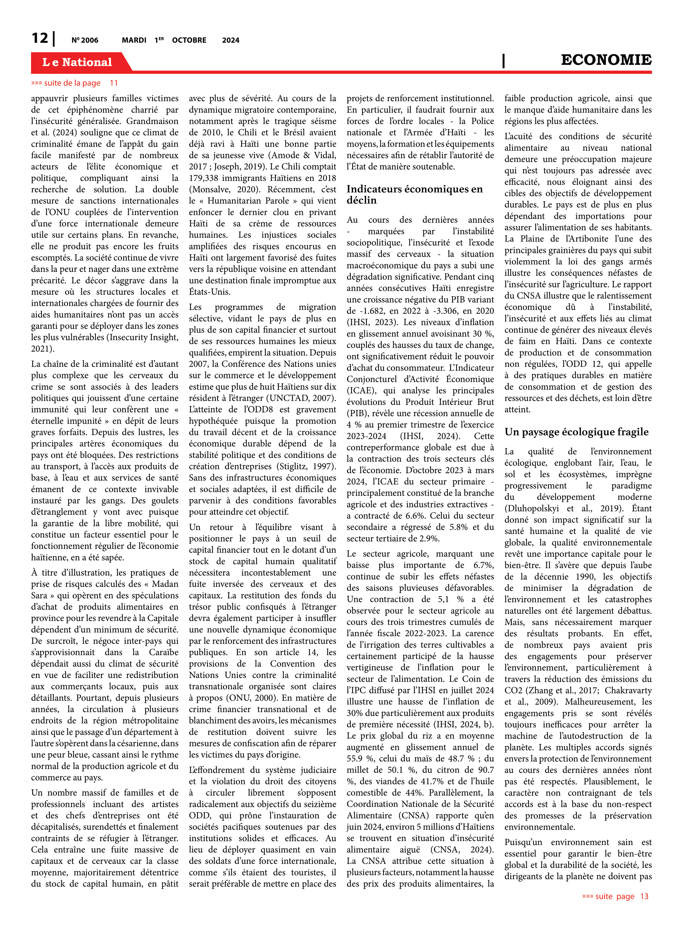 Page 12 de l'édition 2006
