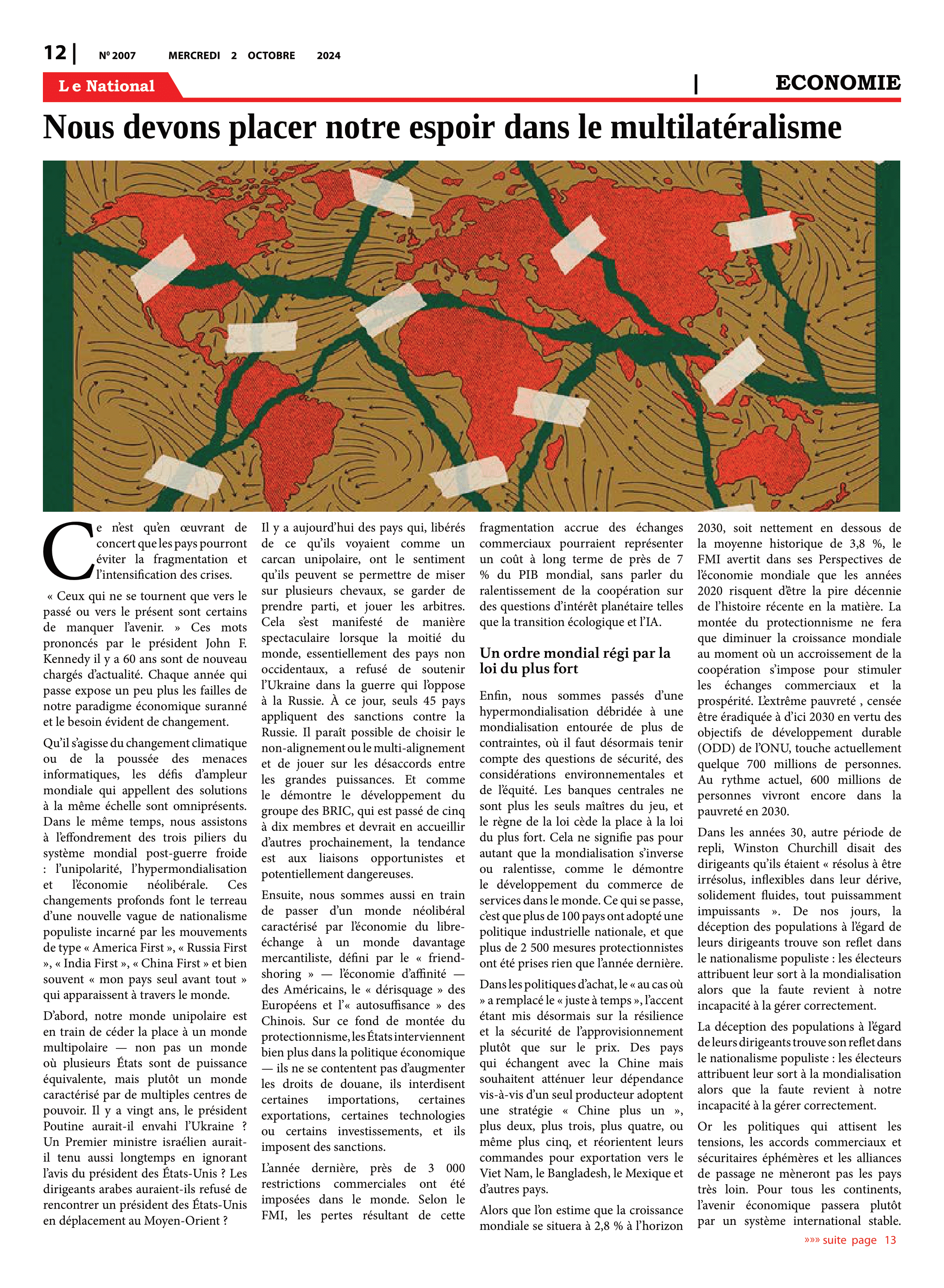 Page 12 de l'édition 2007