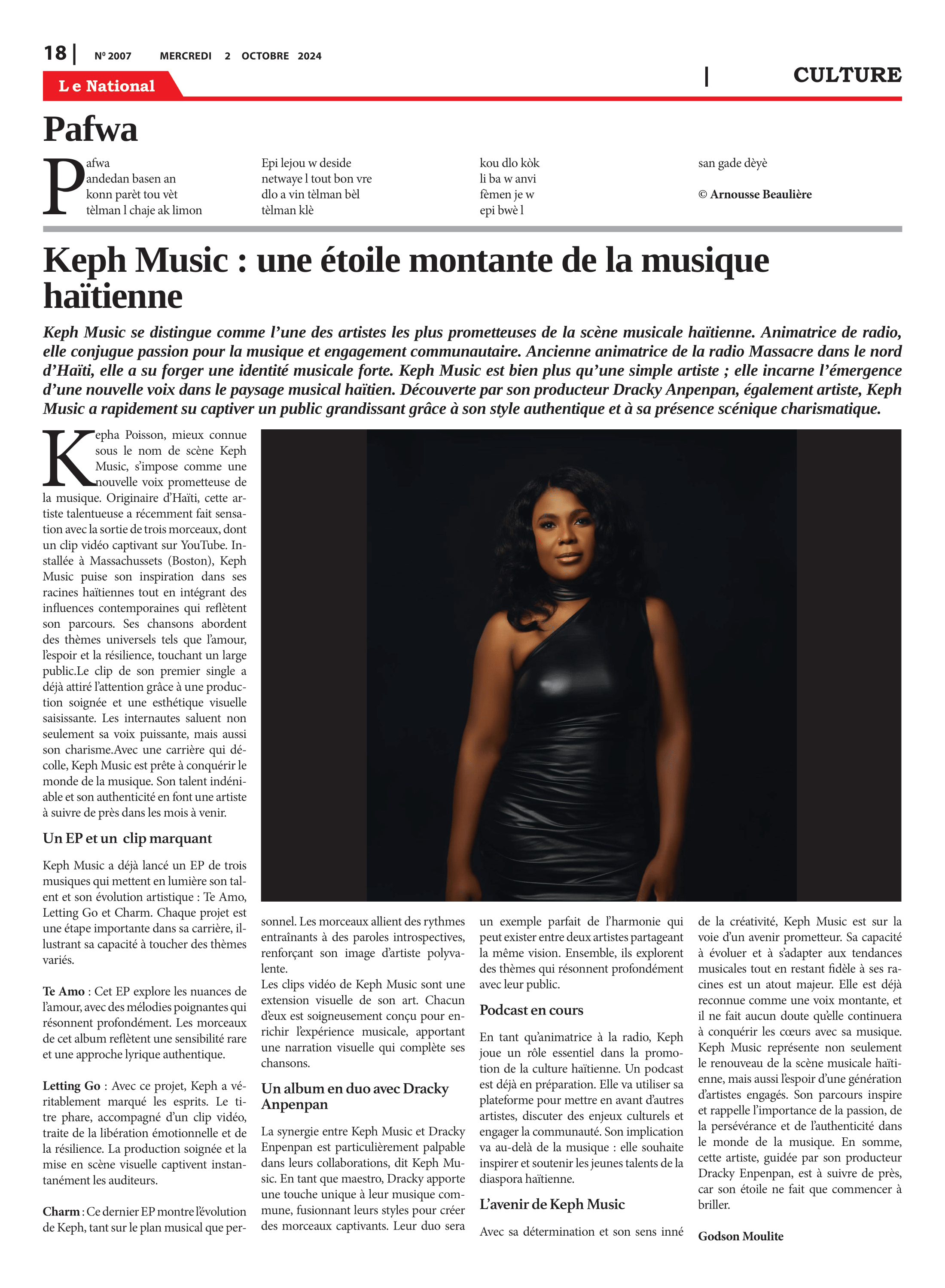 Page 18 de l'édition 2007
