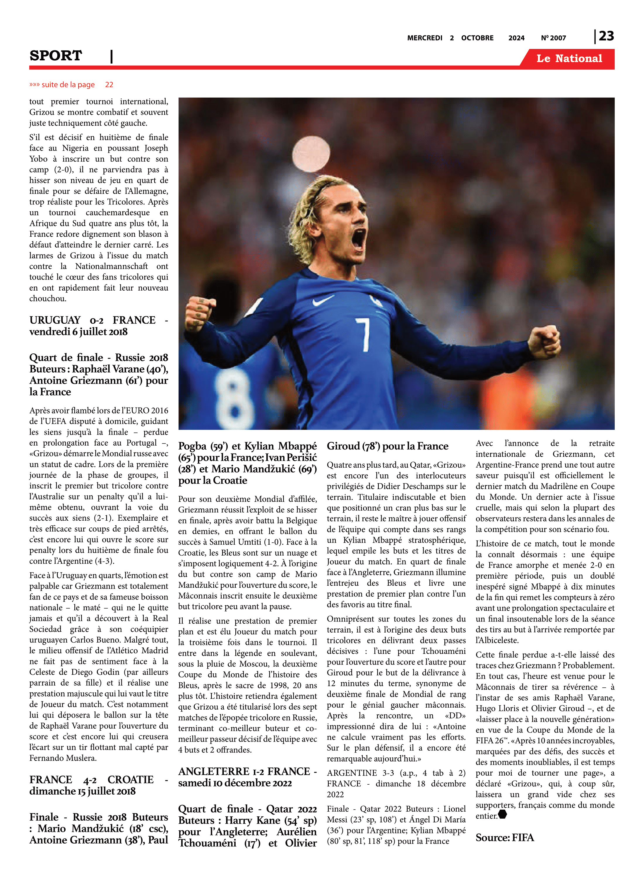 Page 23 de l'édition 2007