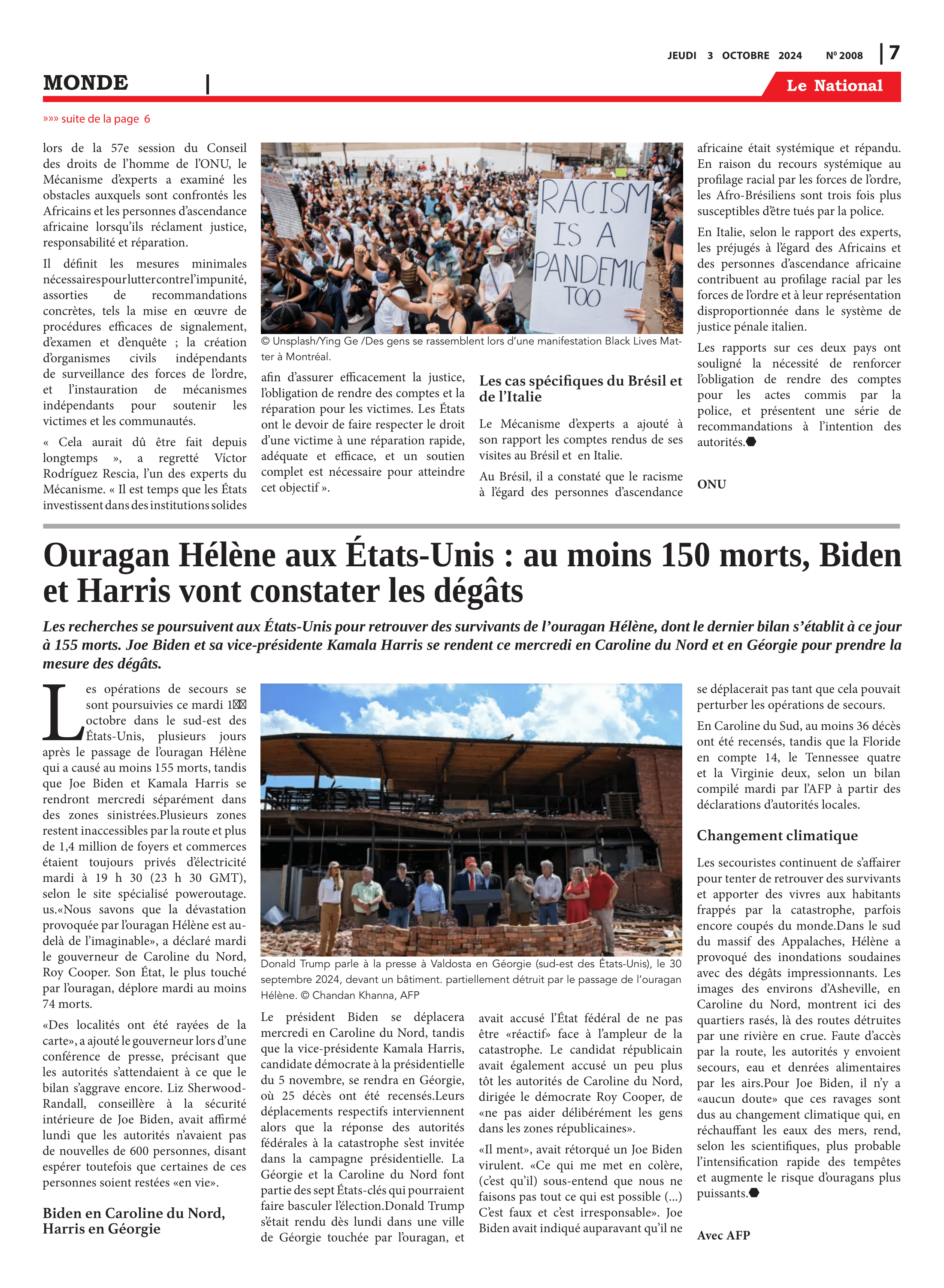 Page 7 de l'édition 2008