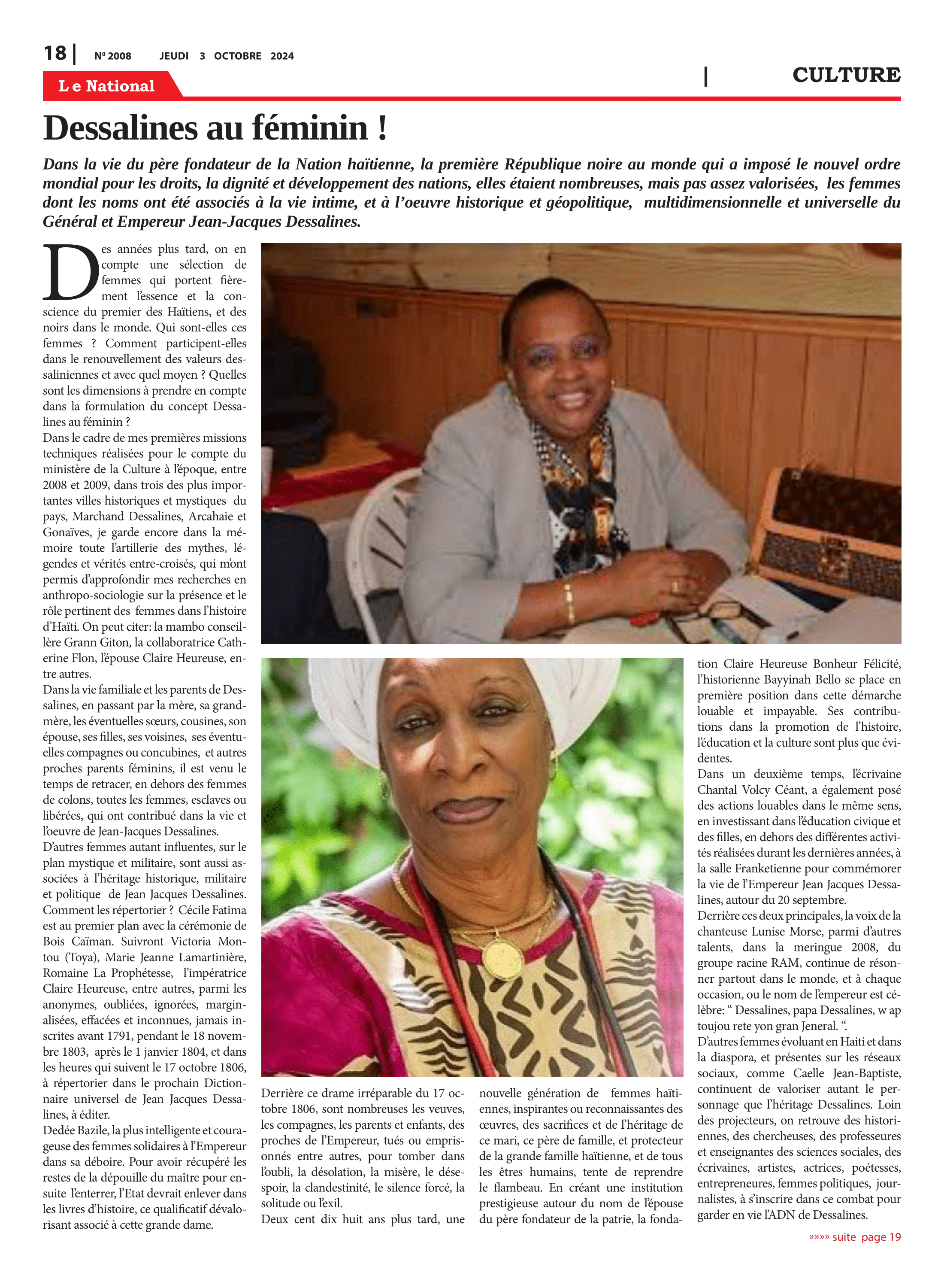 Page 18 de l'édition 2008