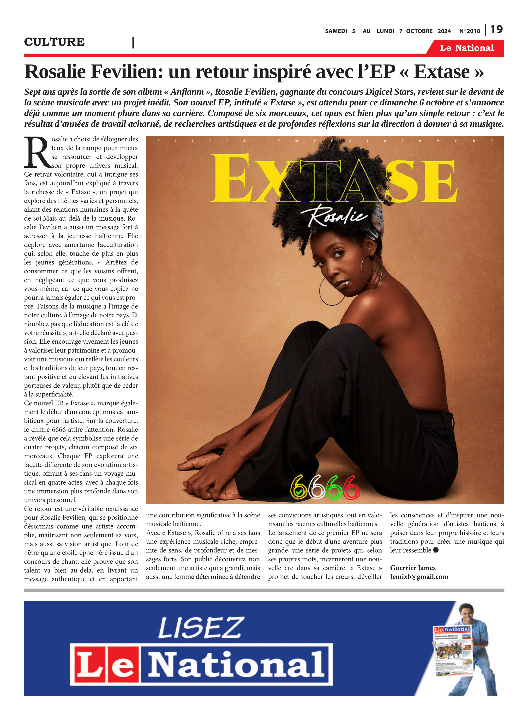 Page 19 de l'édition 2010