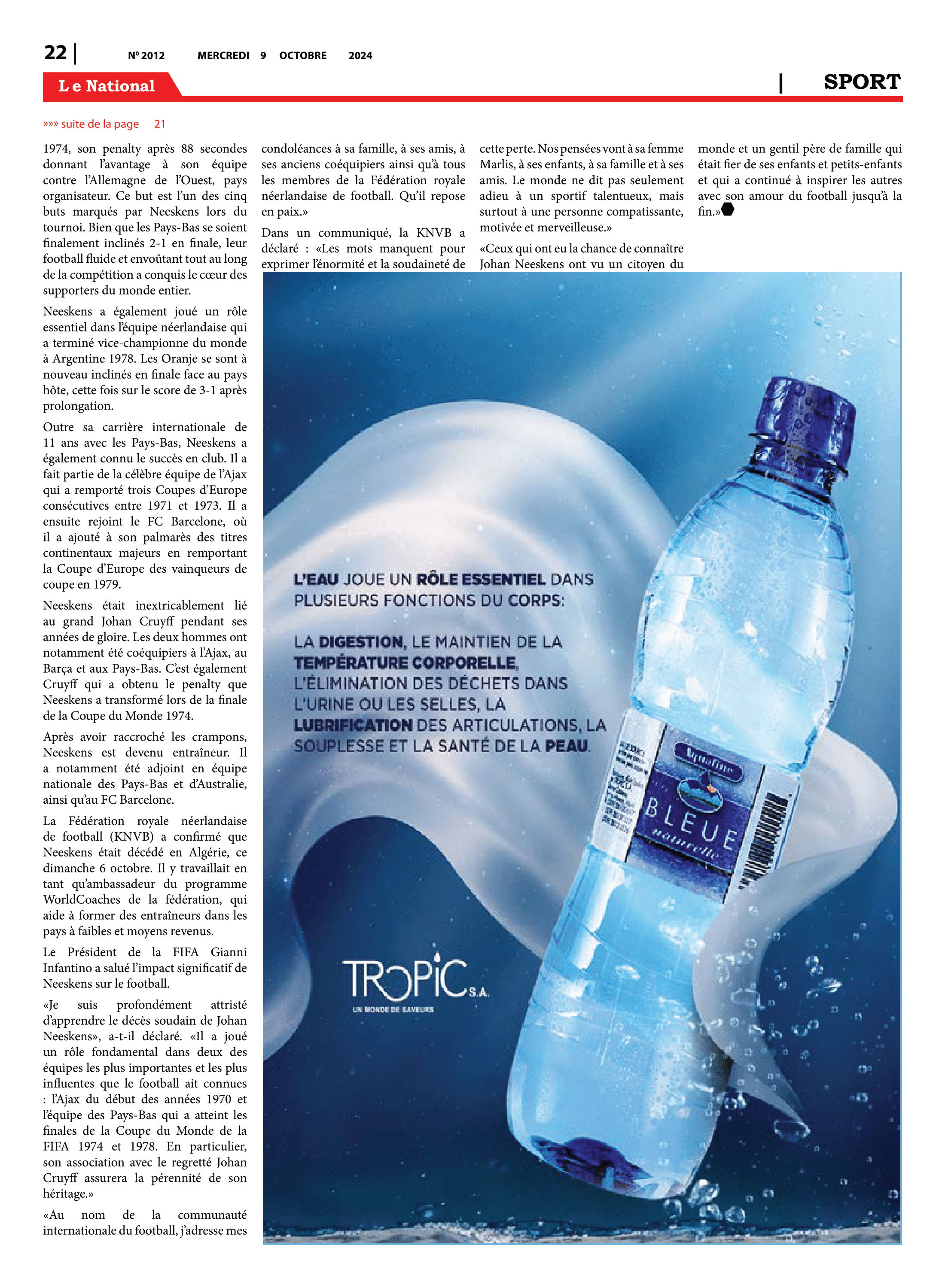 Page 22 de l'édition 2012