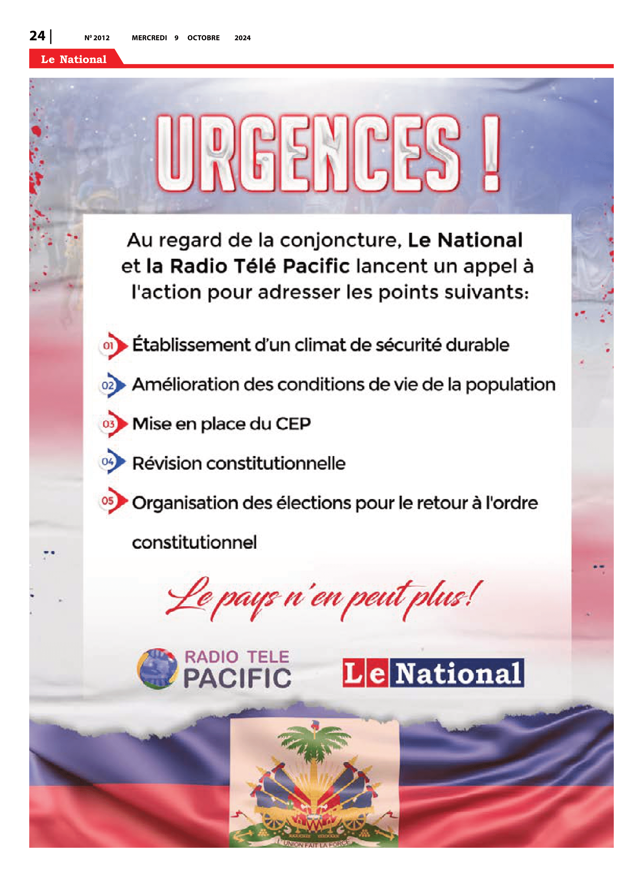 Page 24 de l'édition 2012
