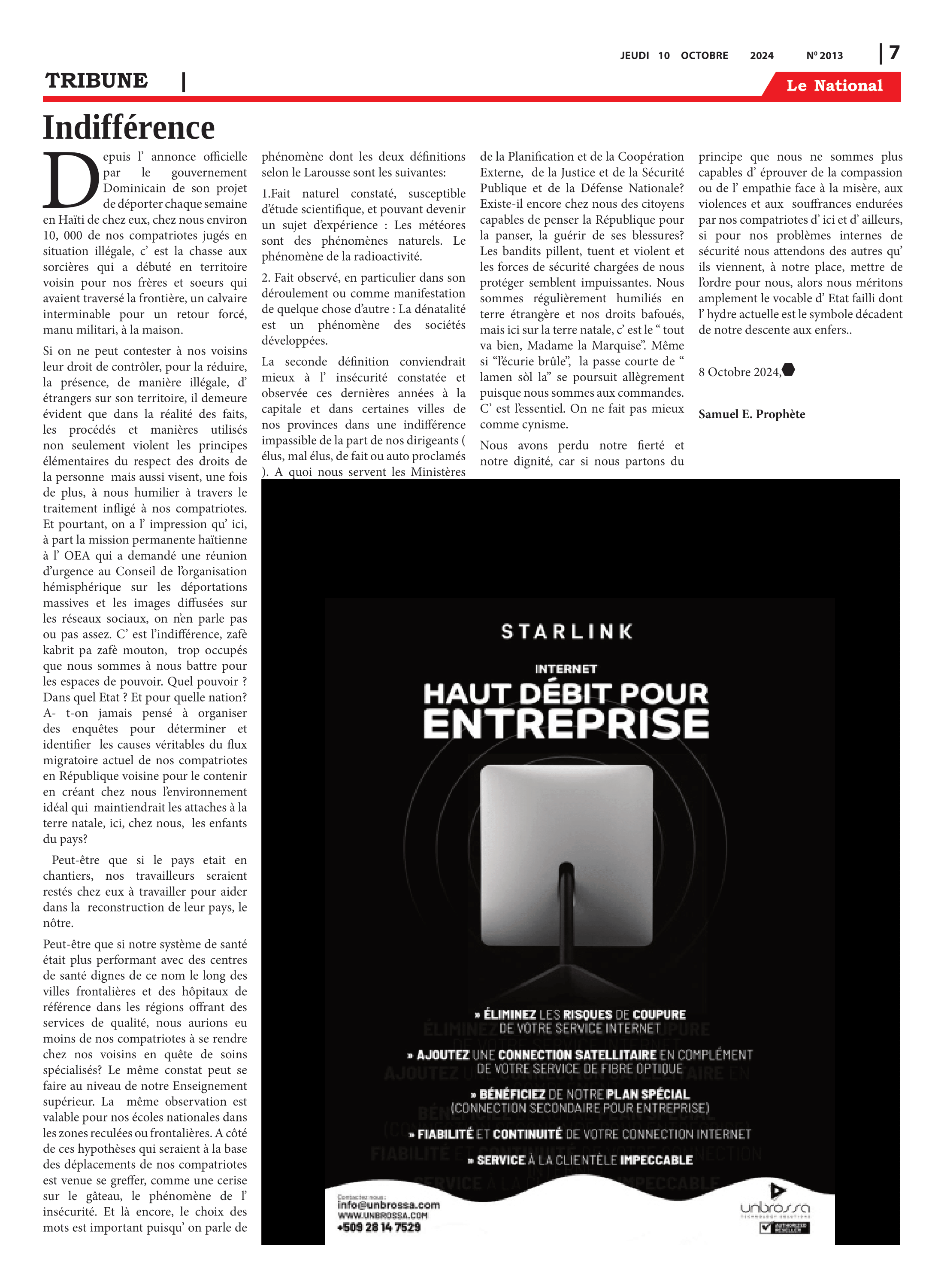 Page 7 de l'édition 2013
