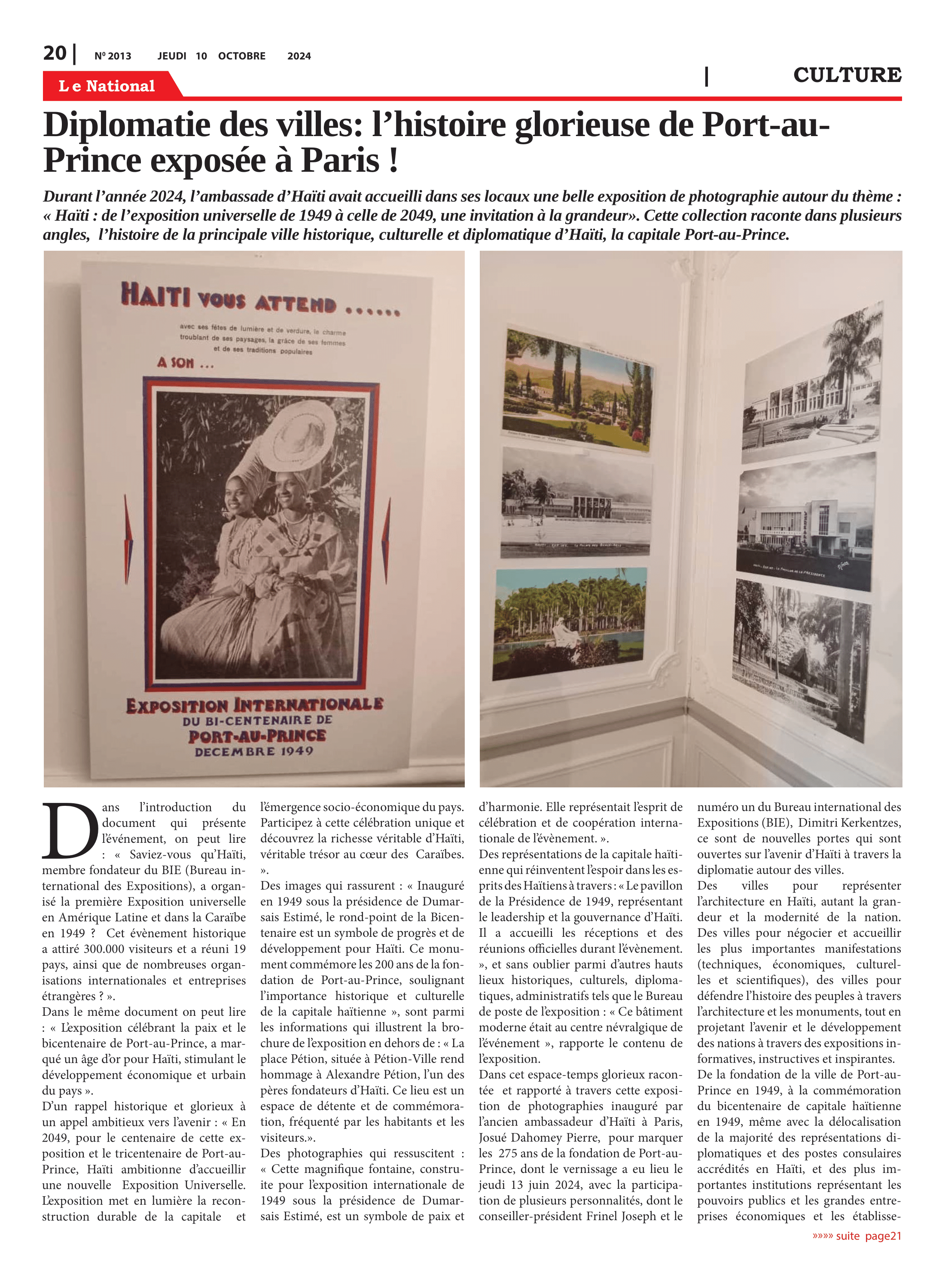 Page 20 de l'édition 2013