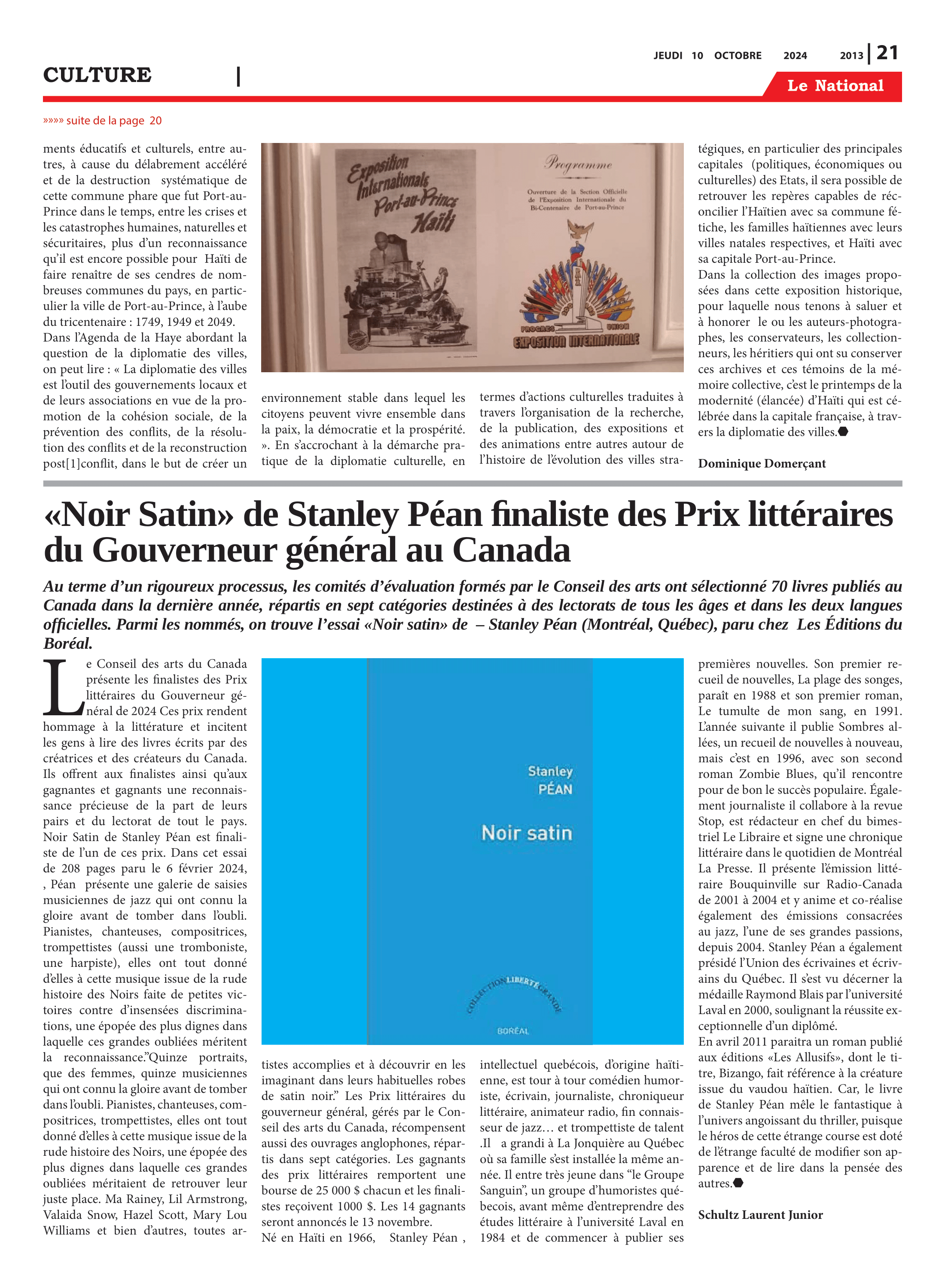 Page 21 de l'édition 2013