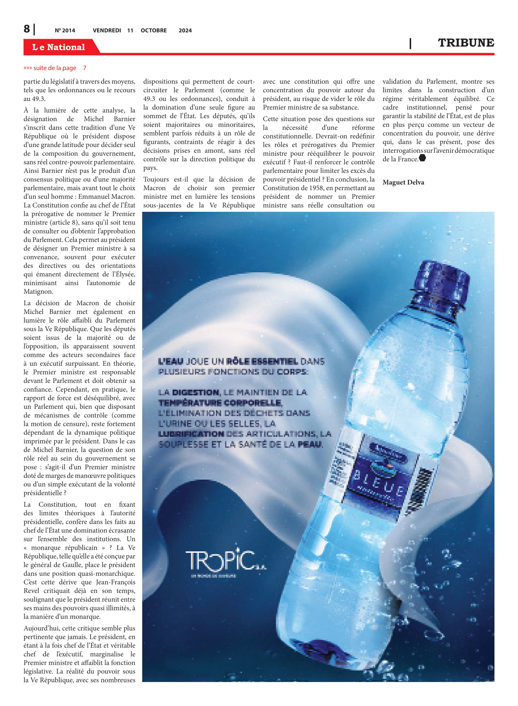 Page 8 de l'édition 2014