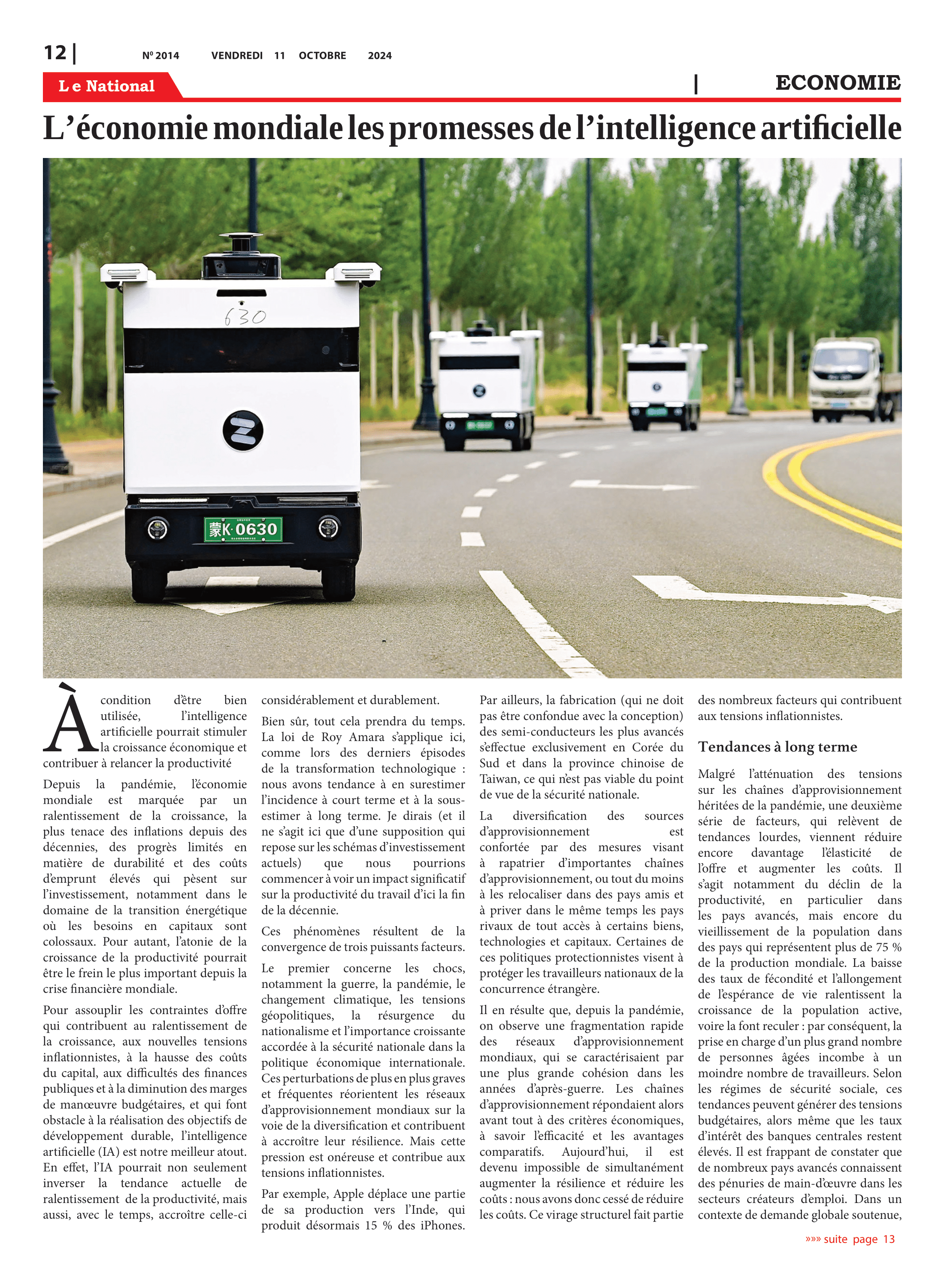 Page 12 de l'édition 2014