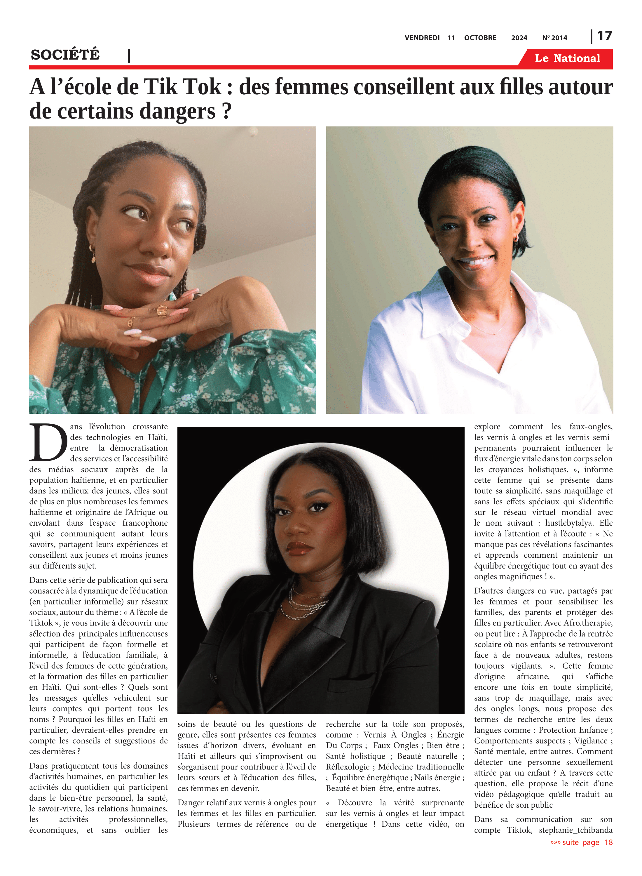 Page 17 de l'édition 2014