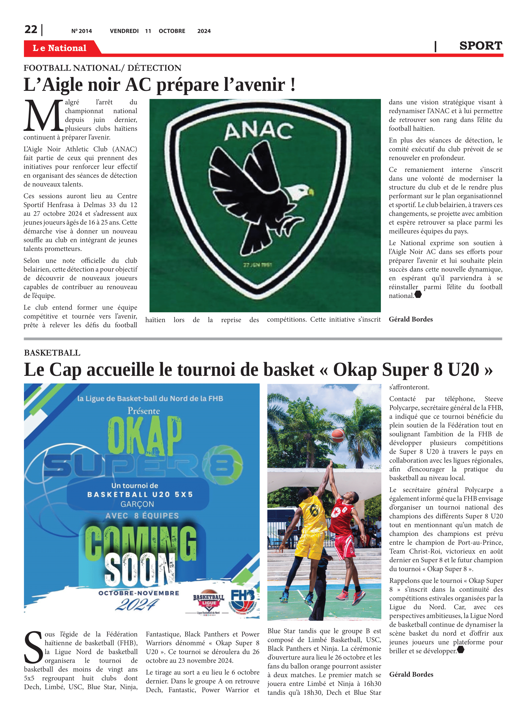 Page 22 de l'édition 2014