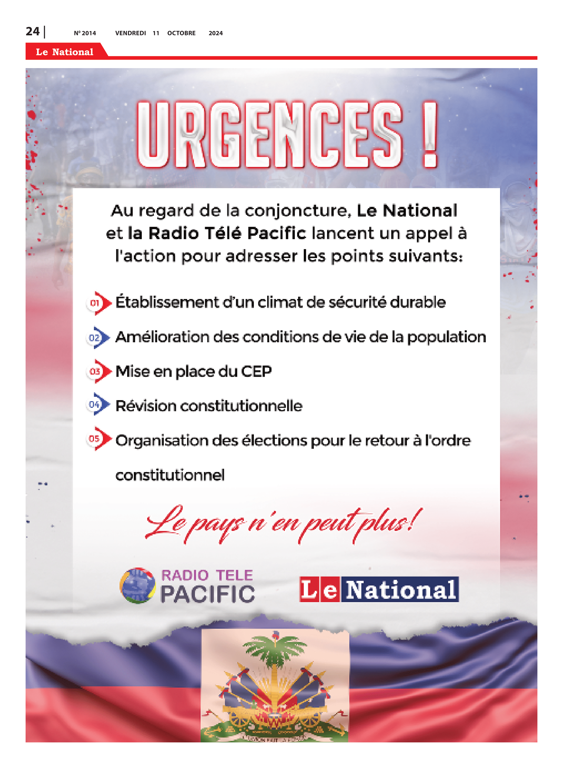 Page 24 de l'édition 2014