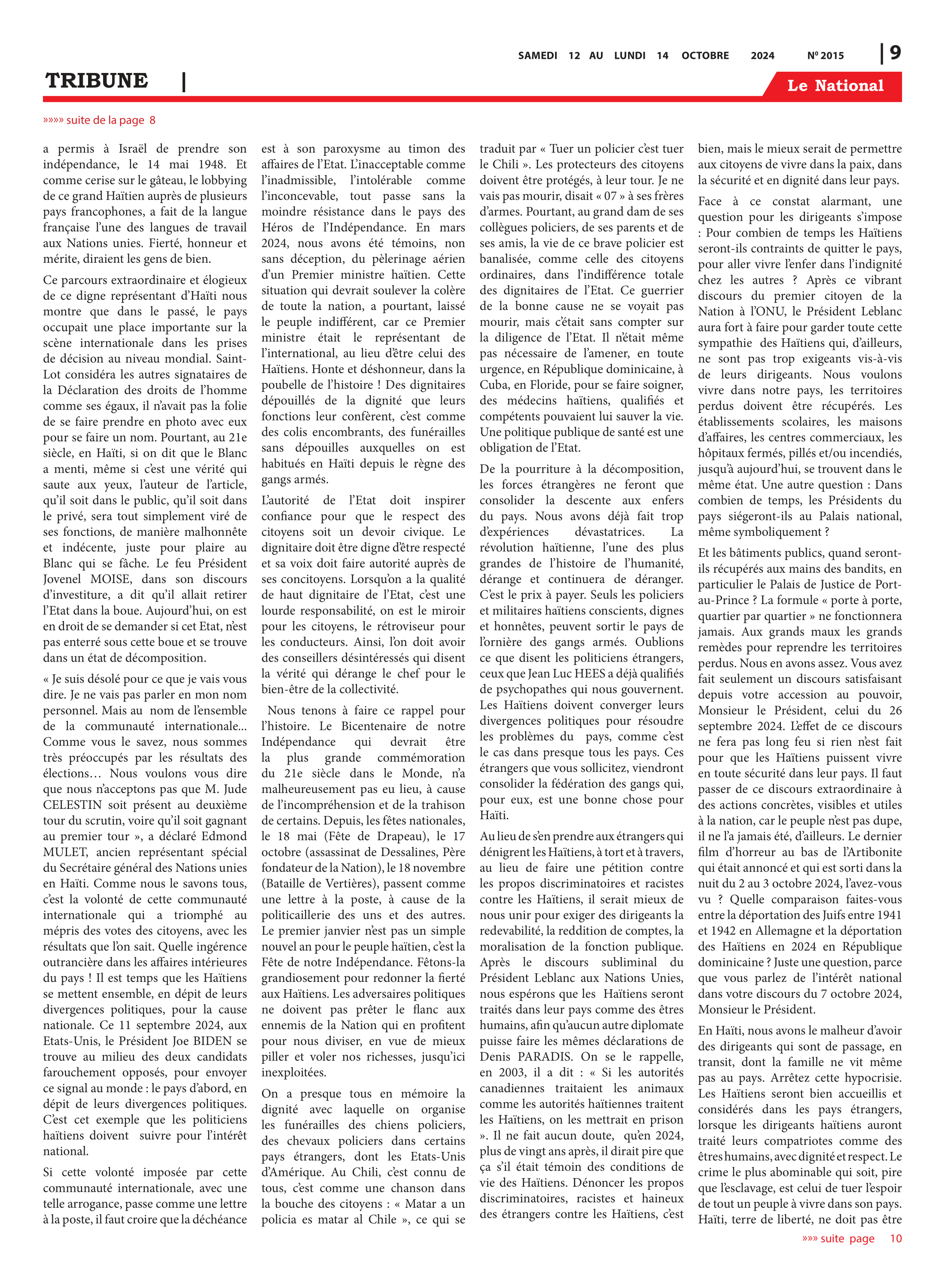 Page 9 de l'édition 2015