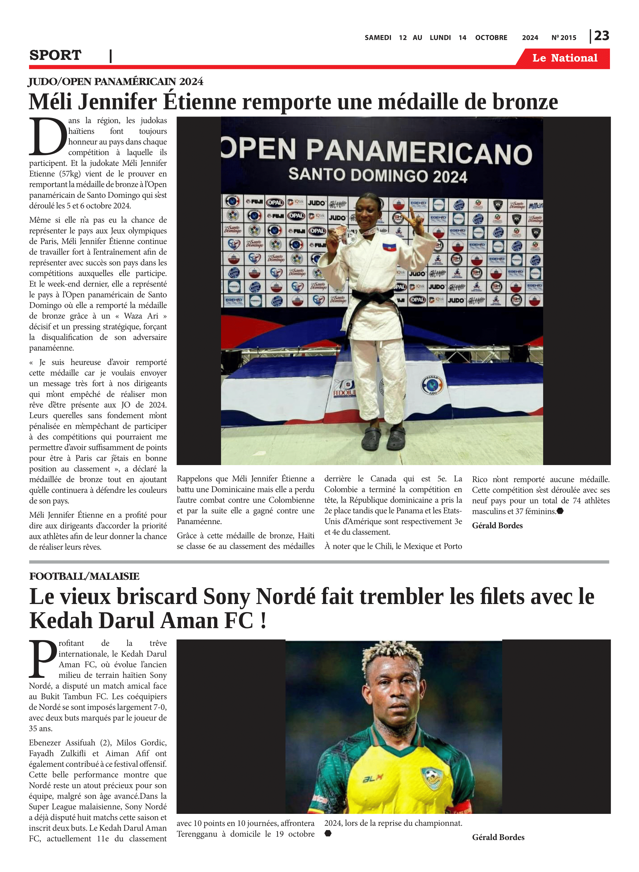 Page 23 de l'édition 2015