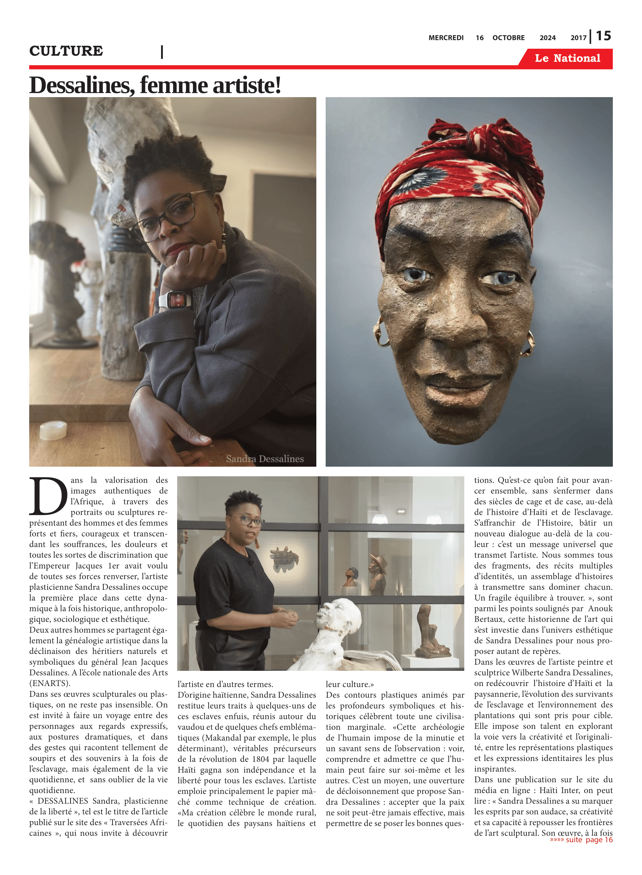 Page 15 de l'édition 2017