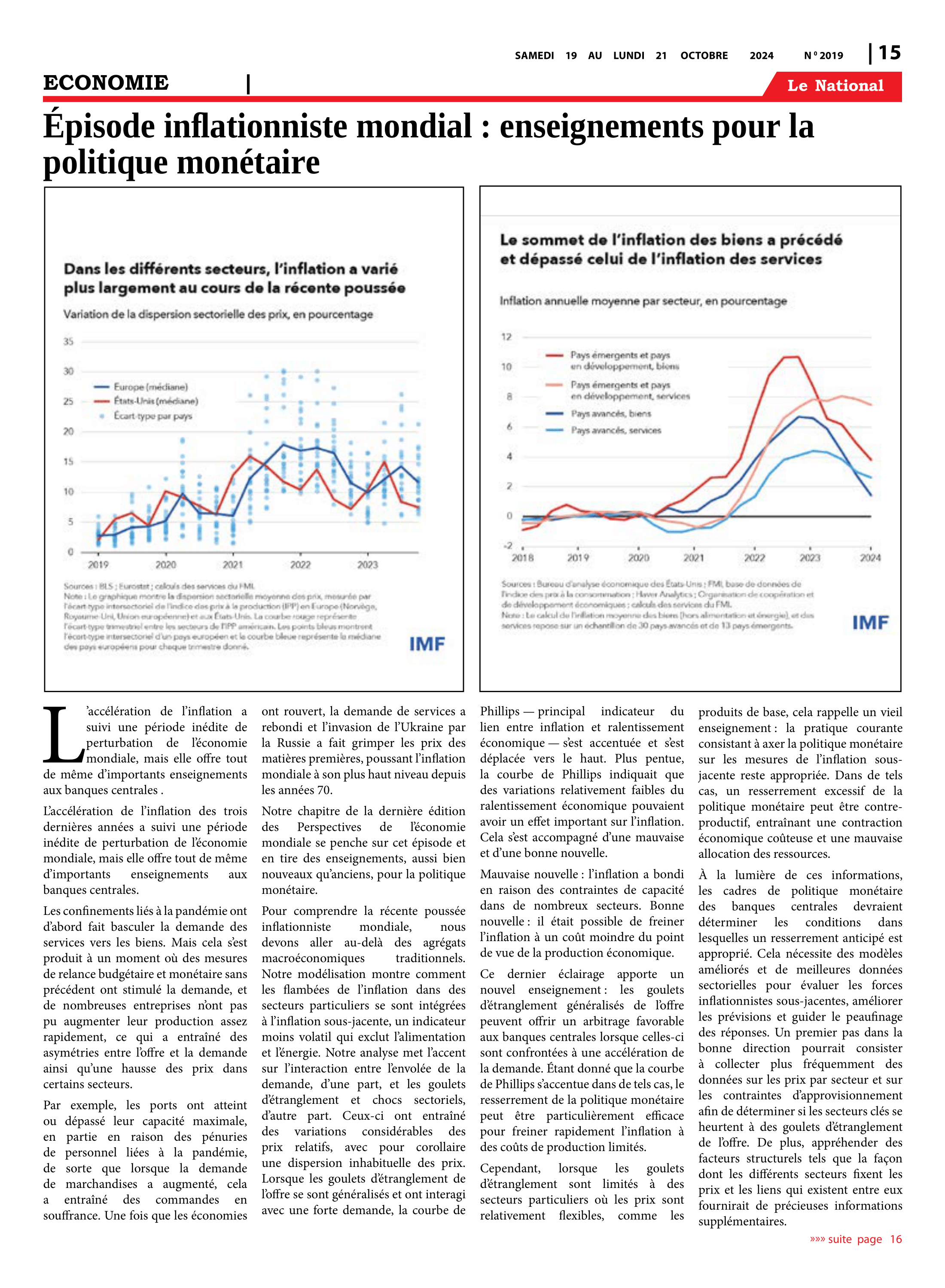 Page 15 de l'édition 2019