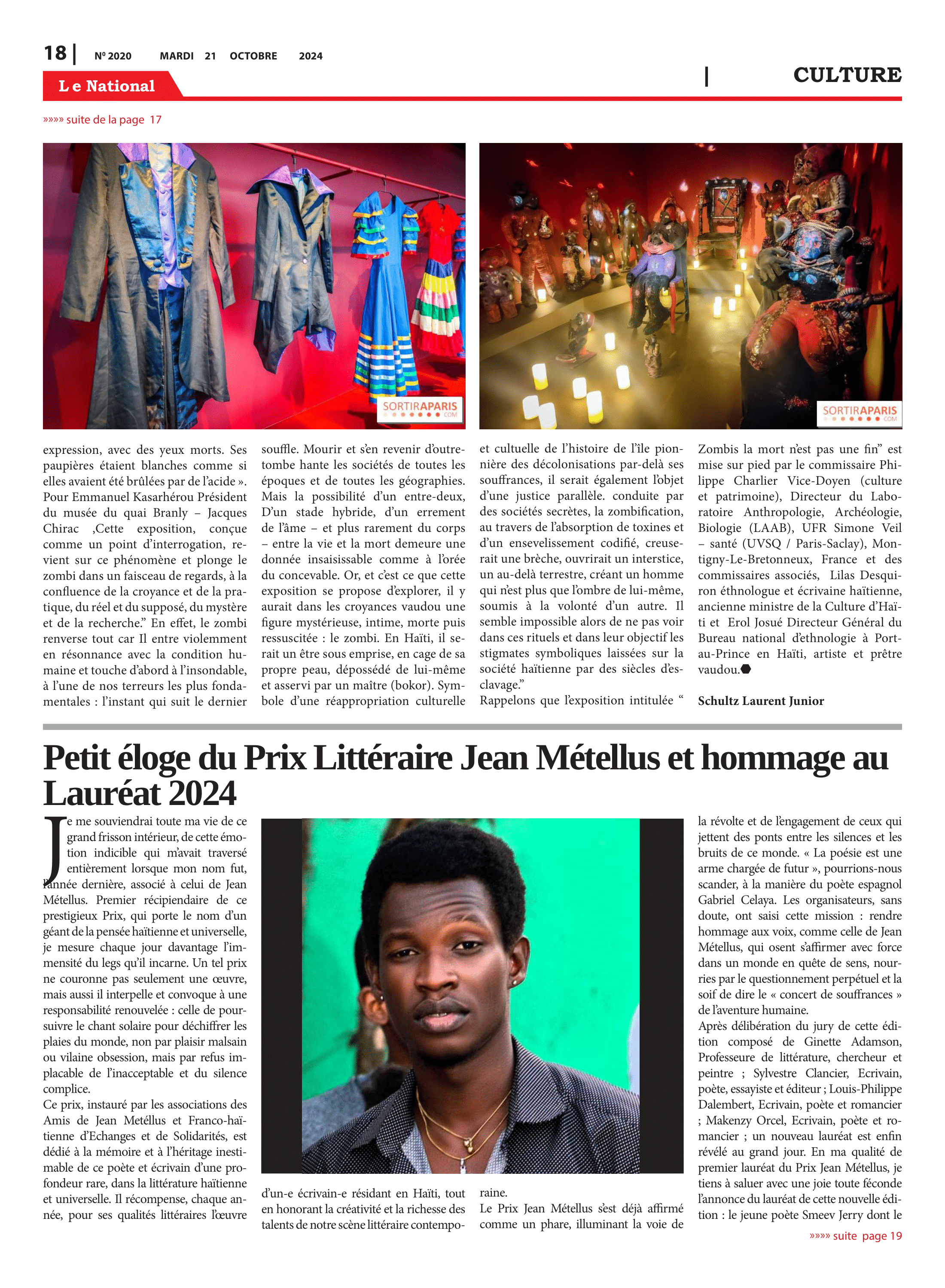 Page 18 de l'édition 2020