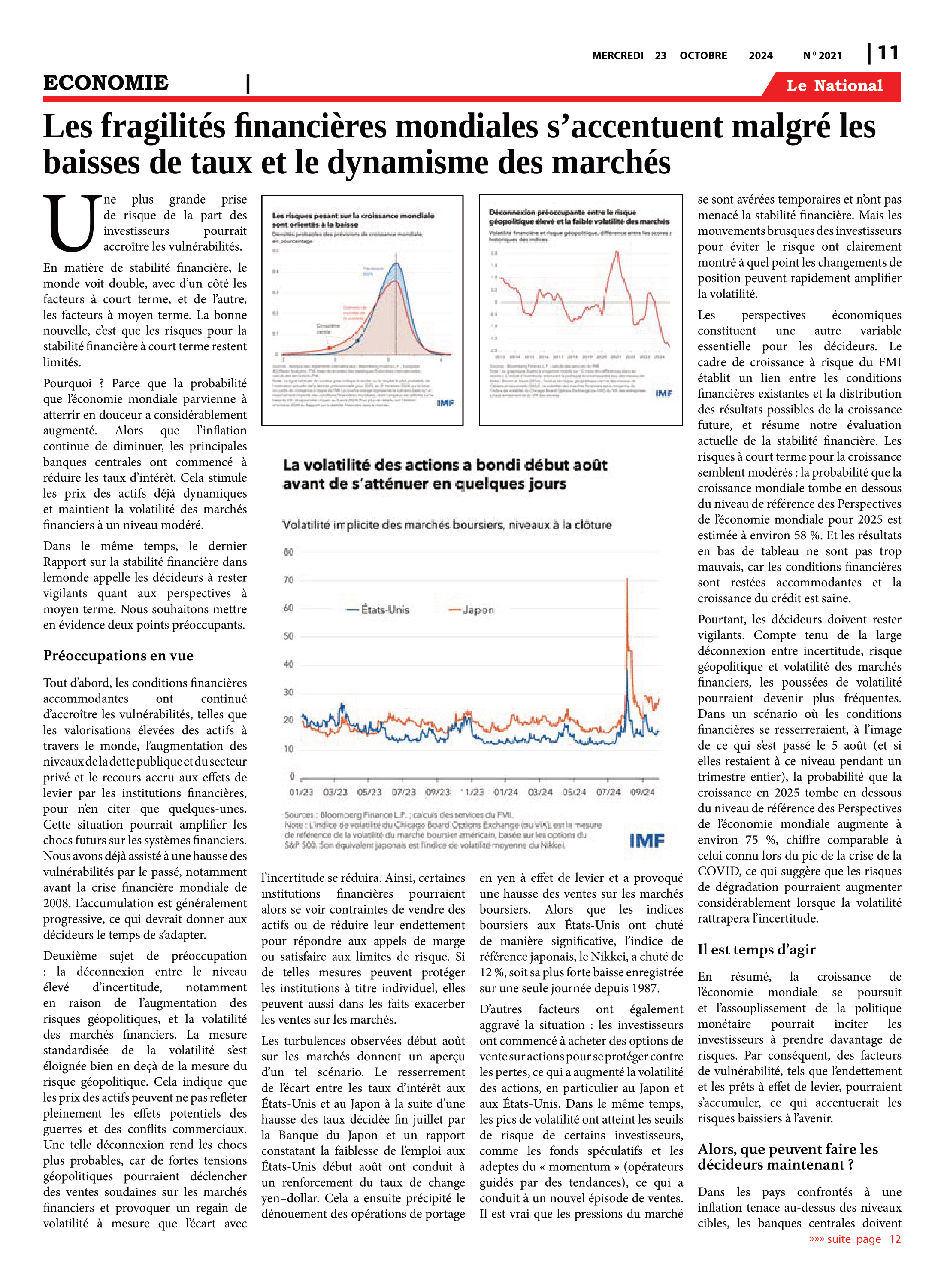 Page 11 de l'édition 2021