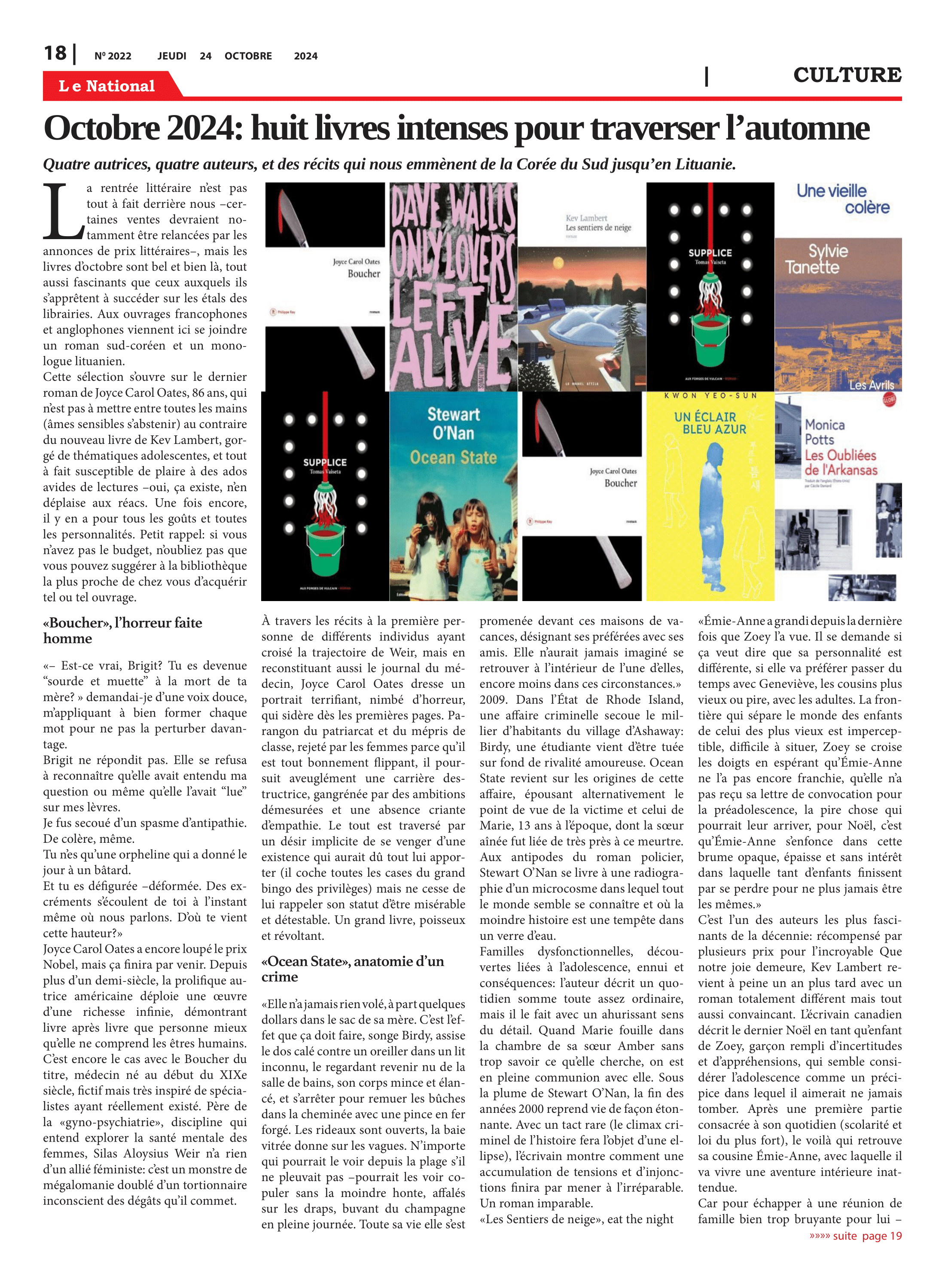 Page 18 de l'édition 2022