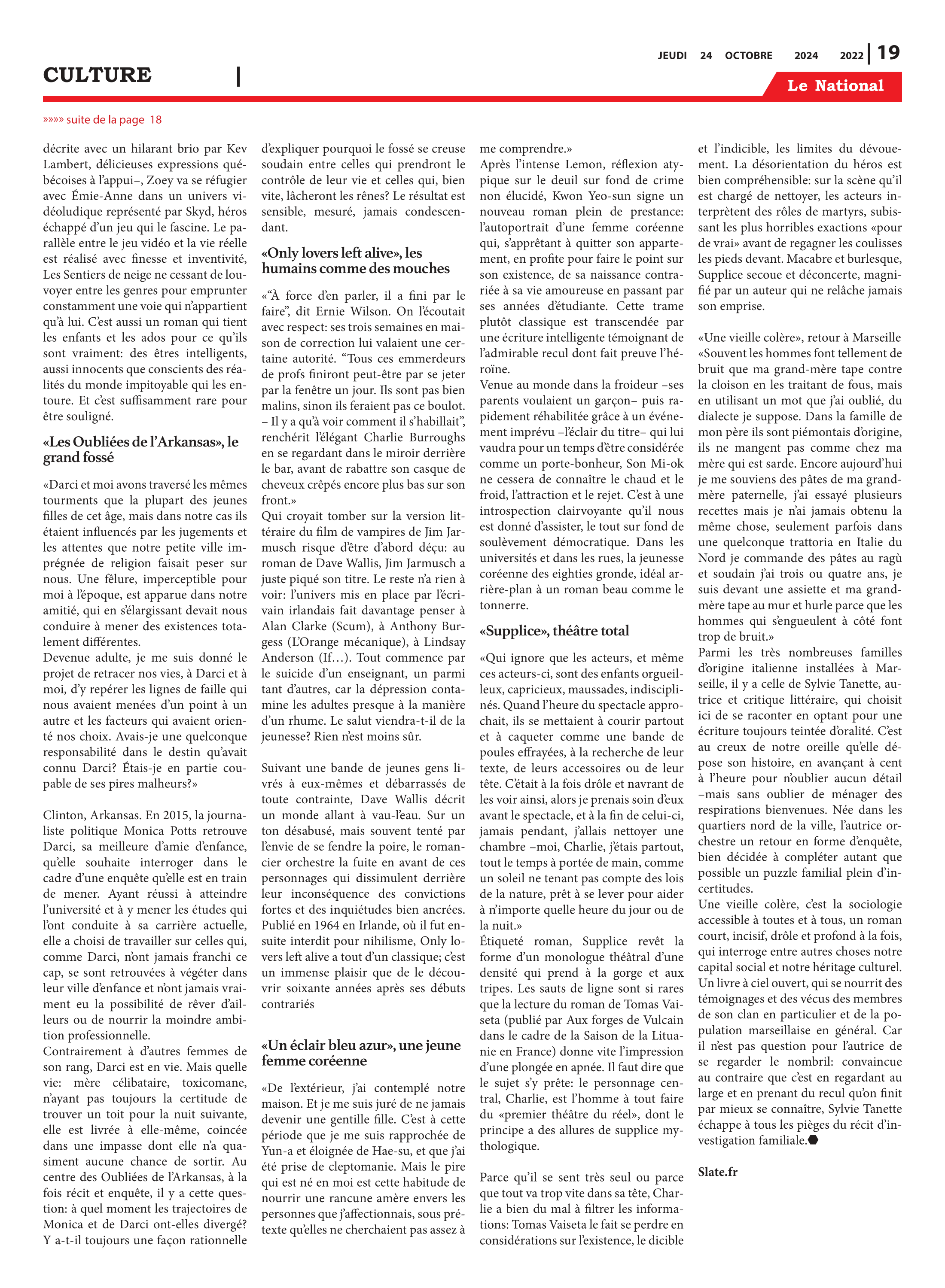 Page 19 de l'édition 2022