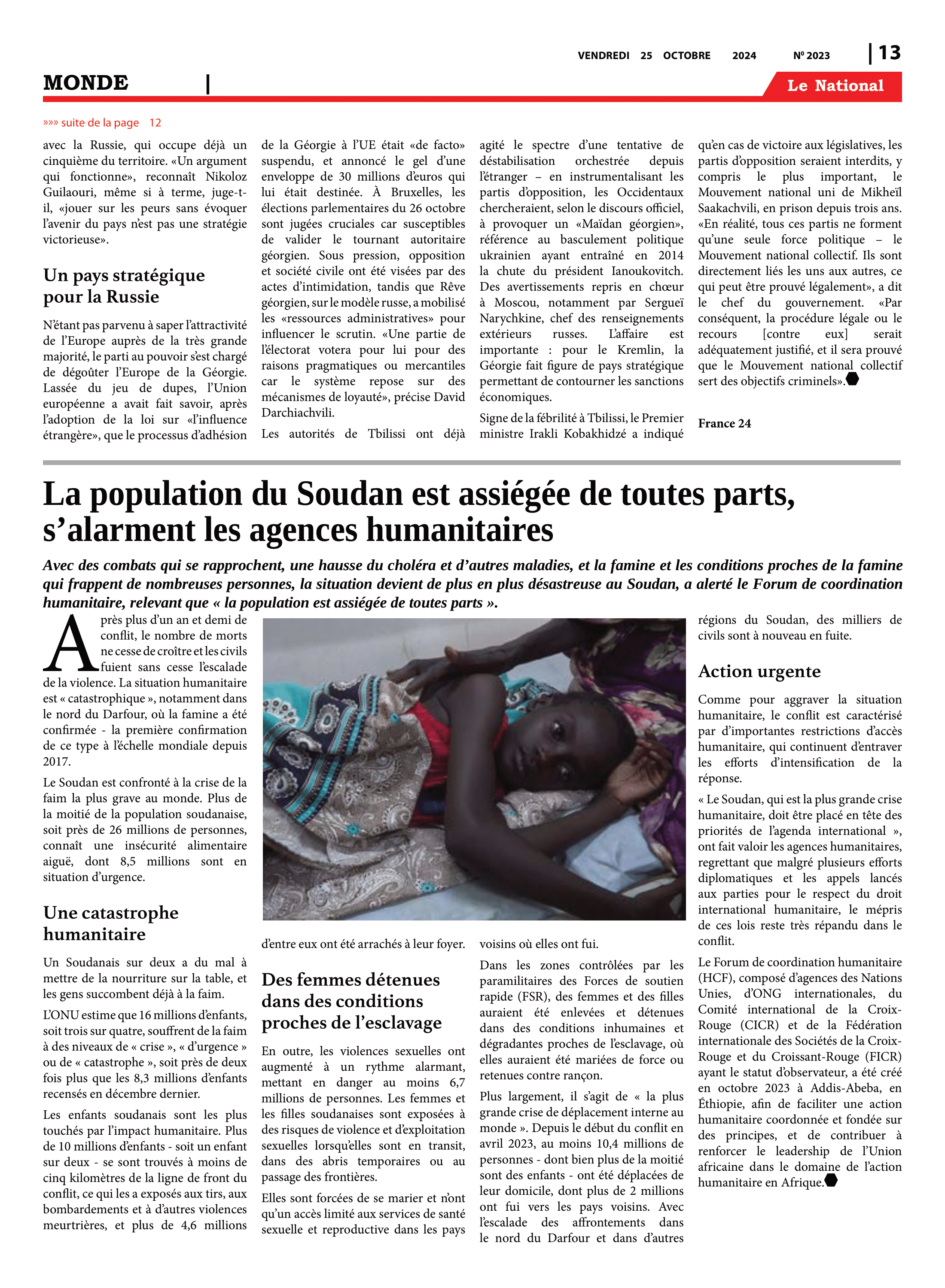 Page 12 de l'édition 2023