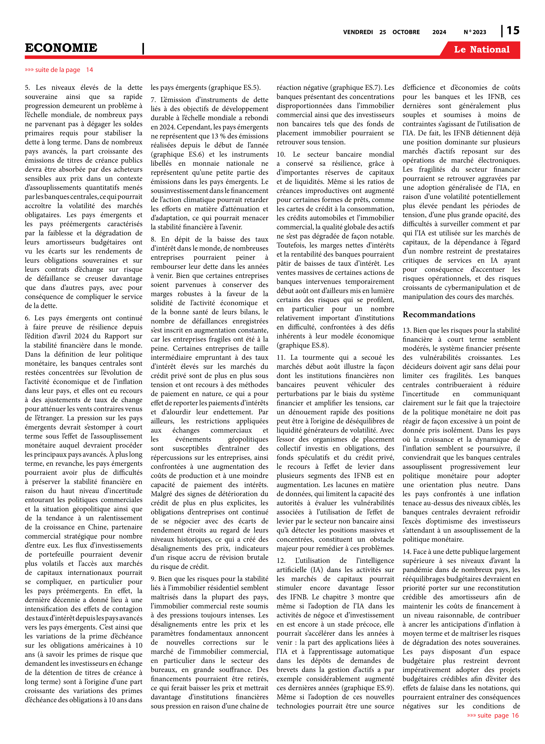 Page 14 de l'édition 2023