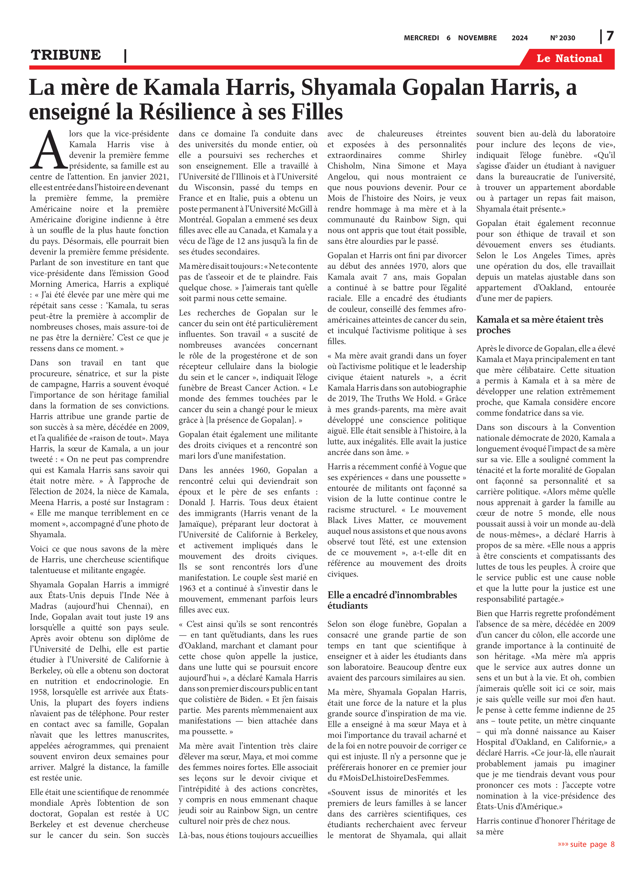 Page 13 de l'édition 2024