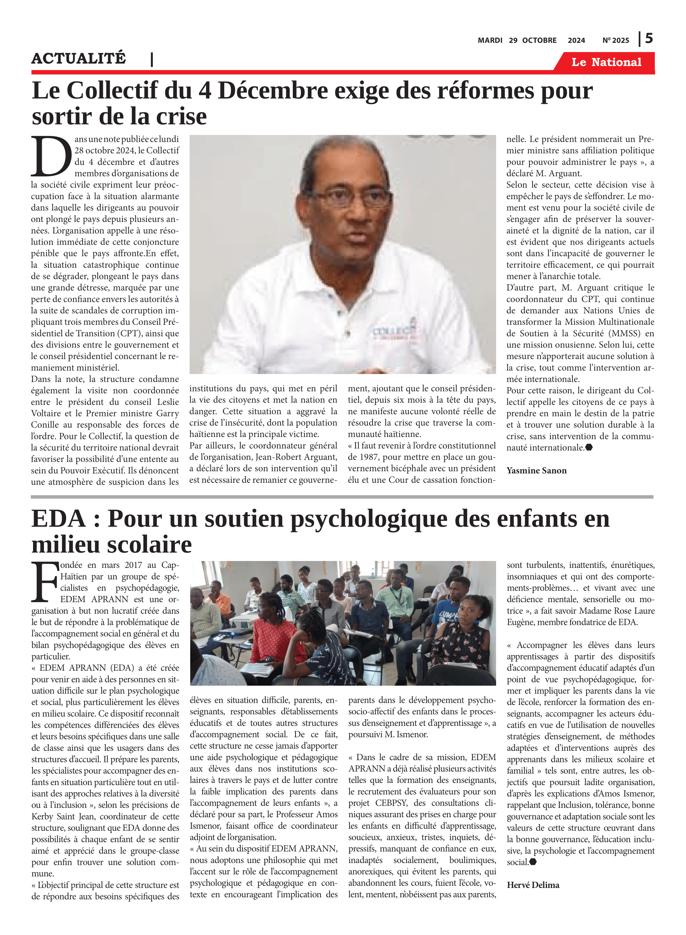Page 5 de l'édition 2025