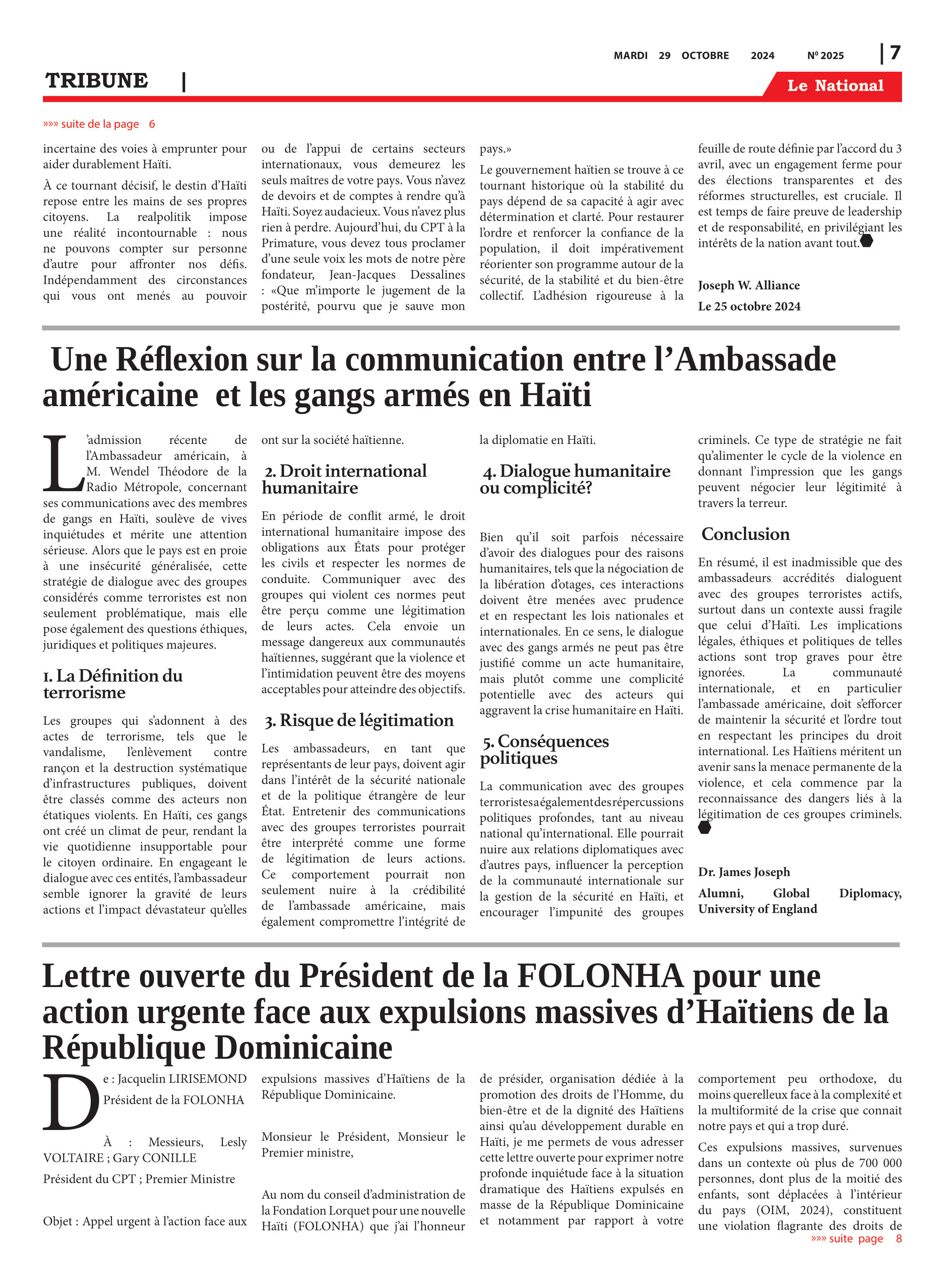 Page 7 de l'édition 2025