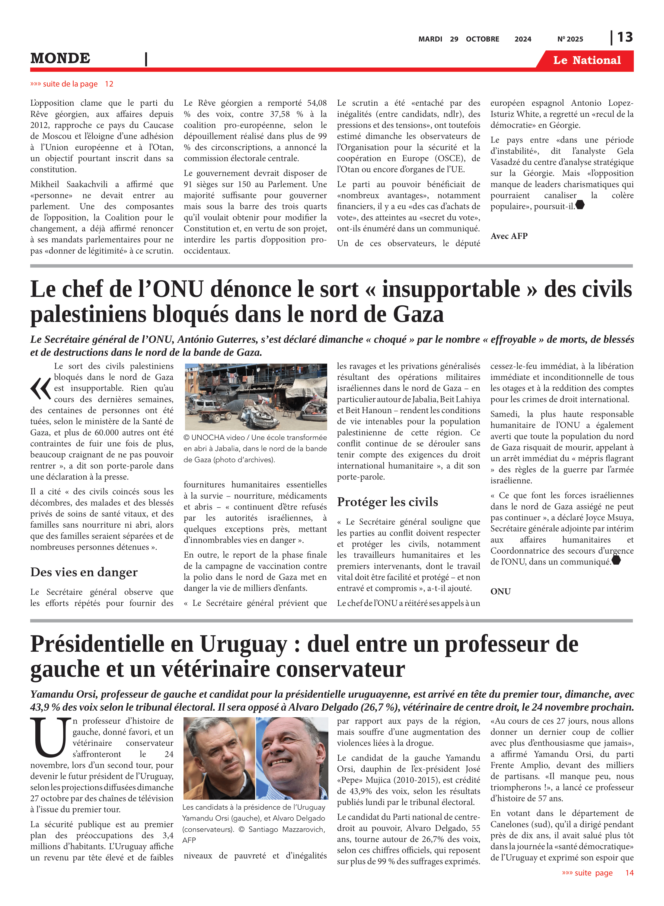 Page 13 de l'édition 2025