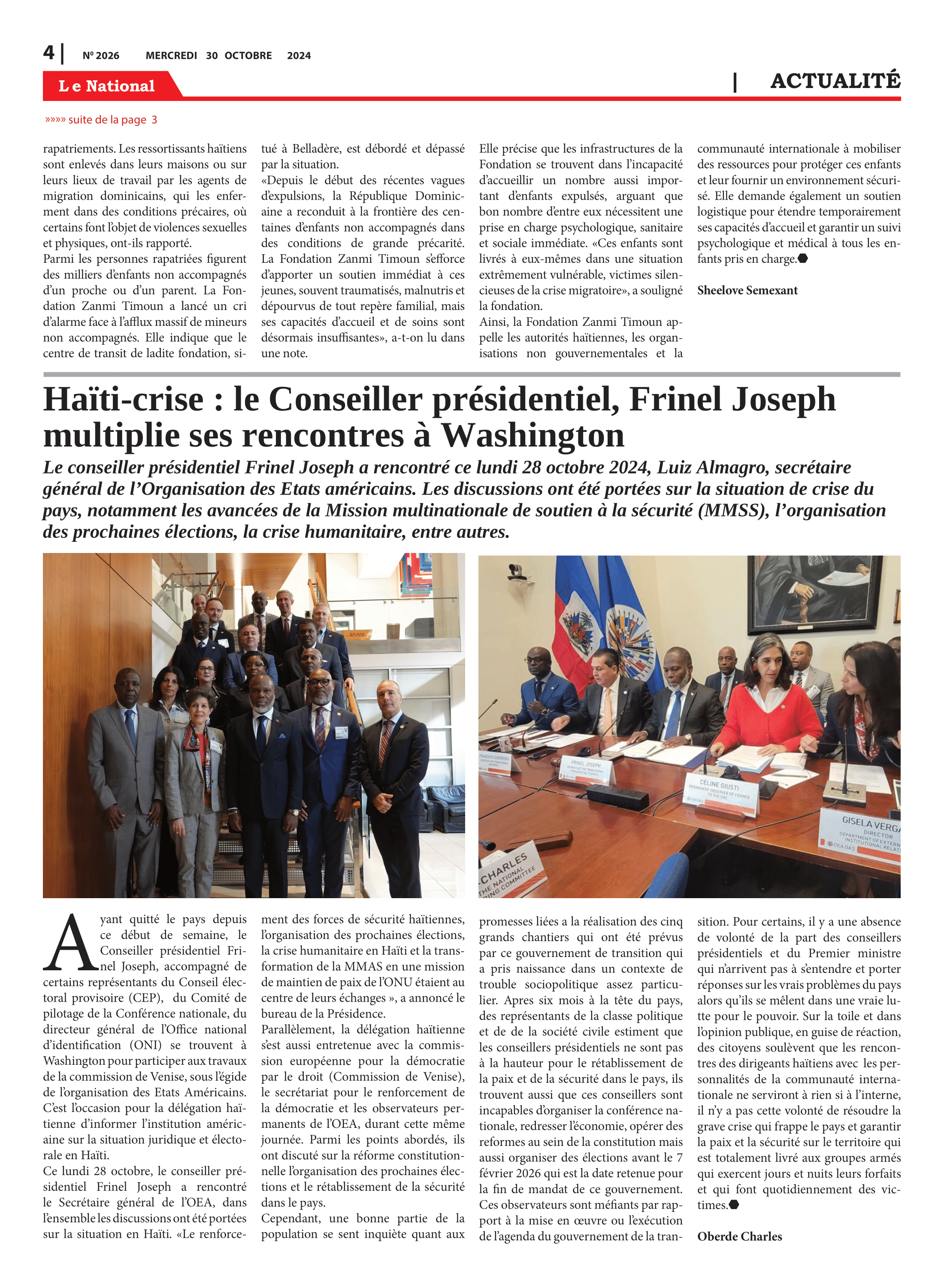 Page 4 de l'édition 2026