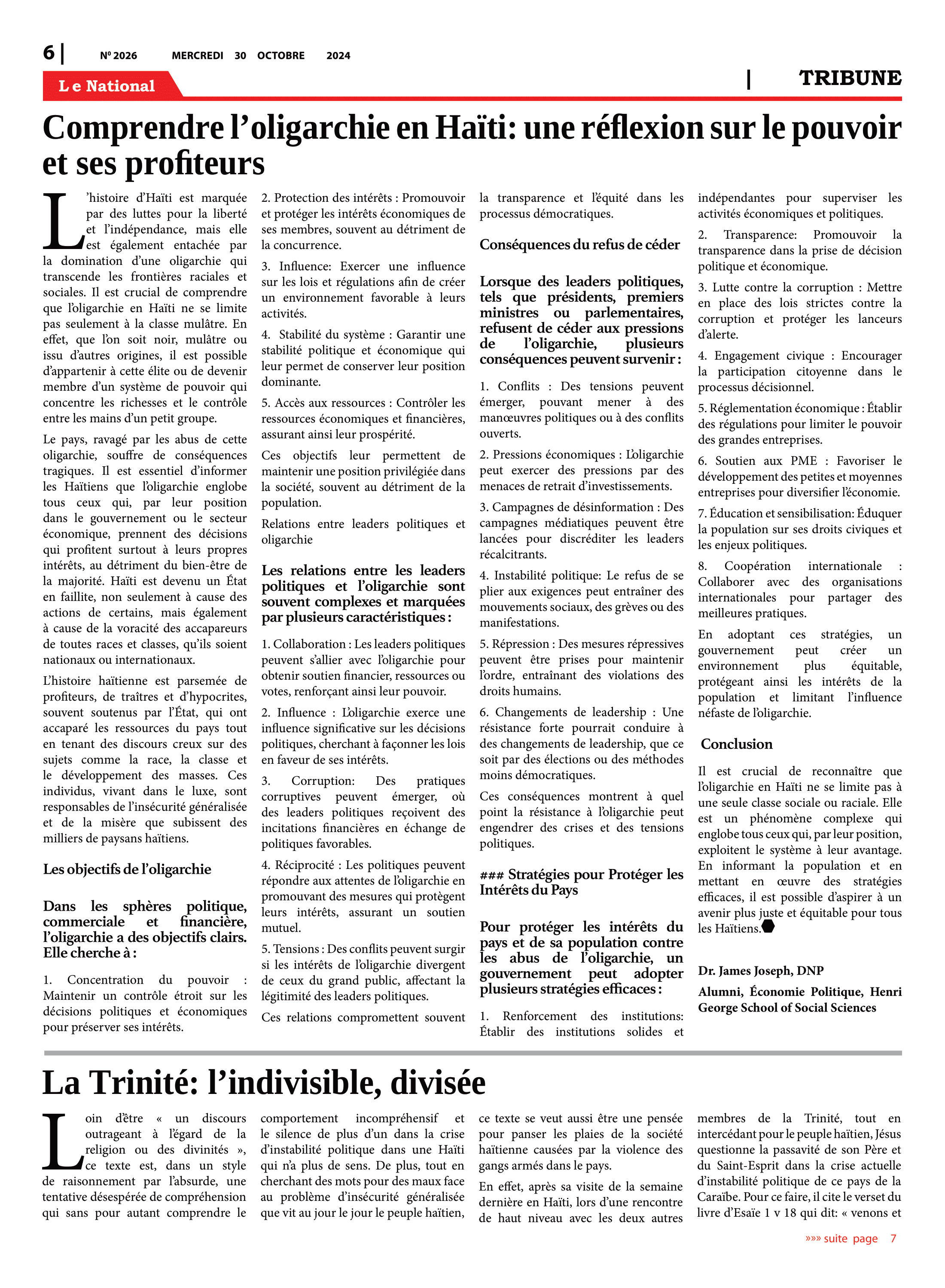 Page 6 de l'édition 2026