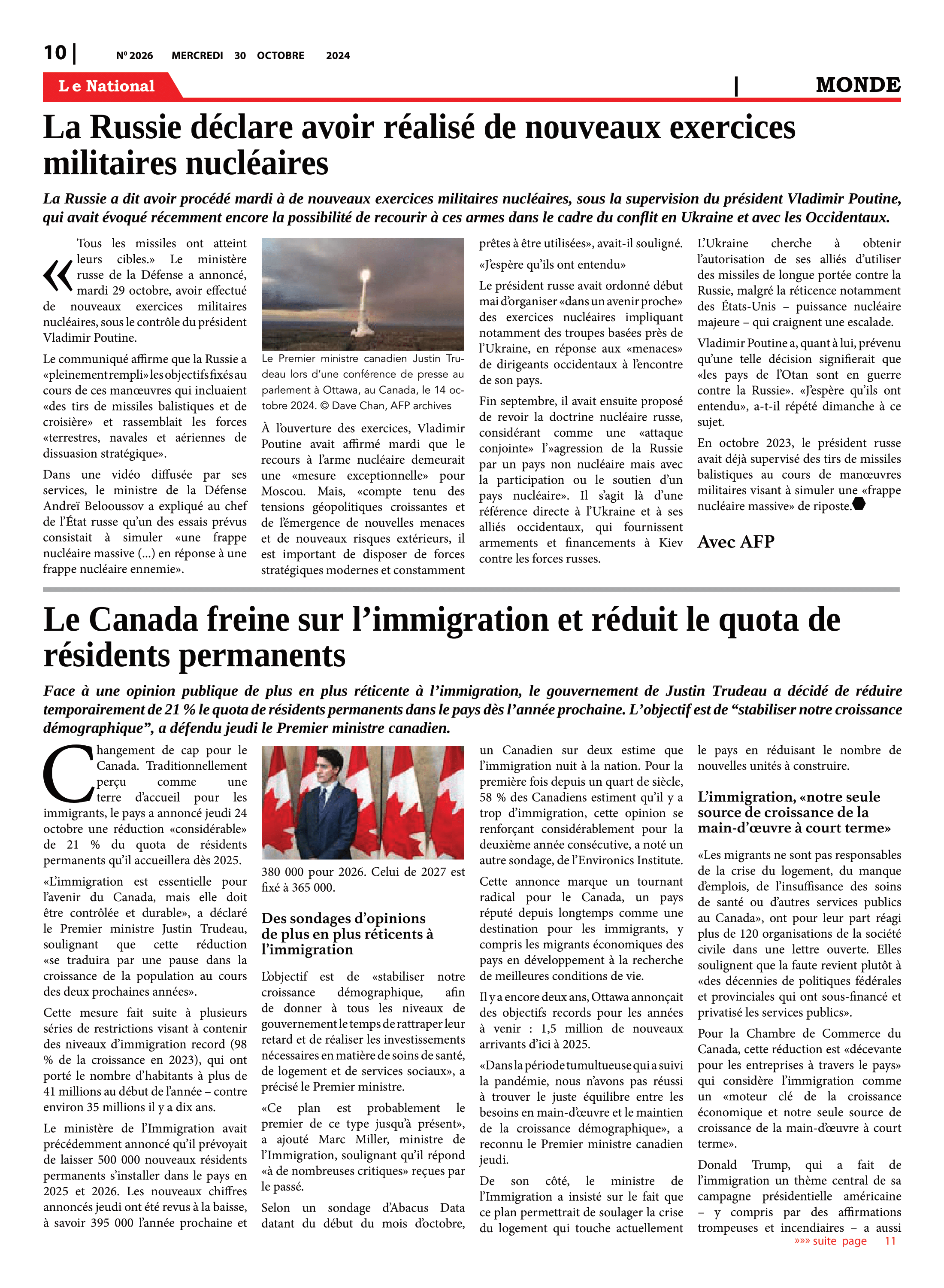 Page 10 de l'édition 2026
