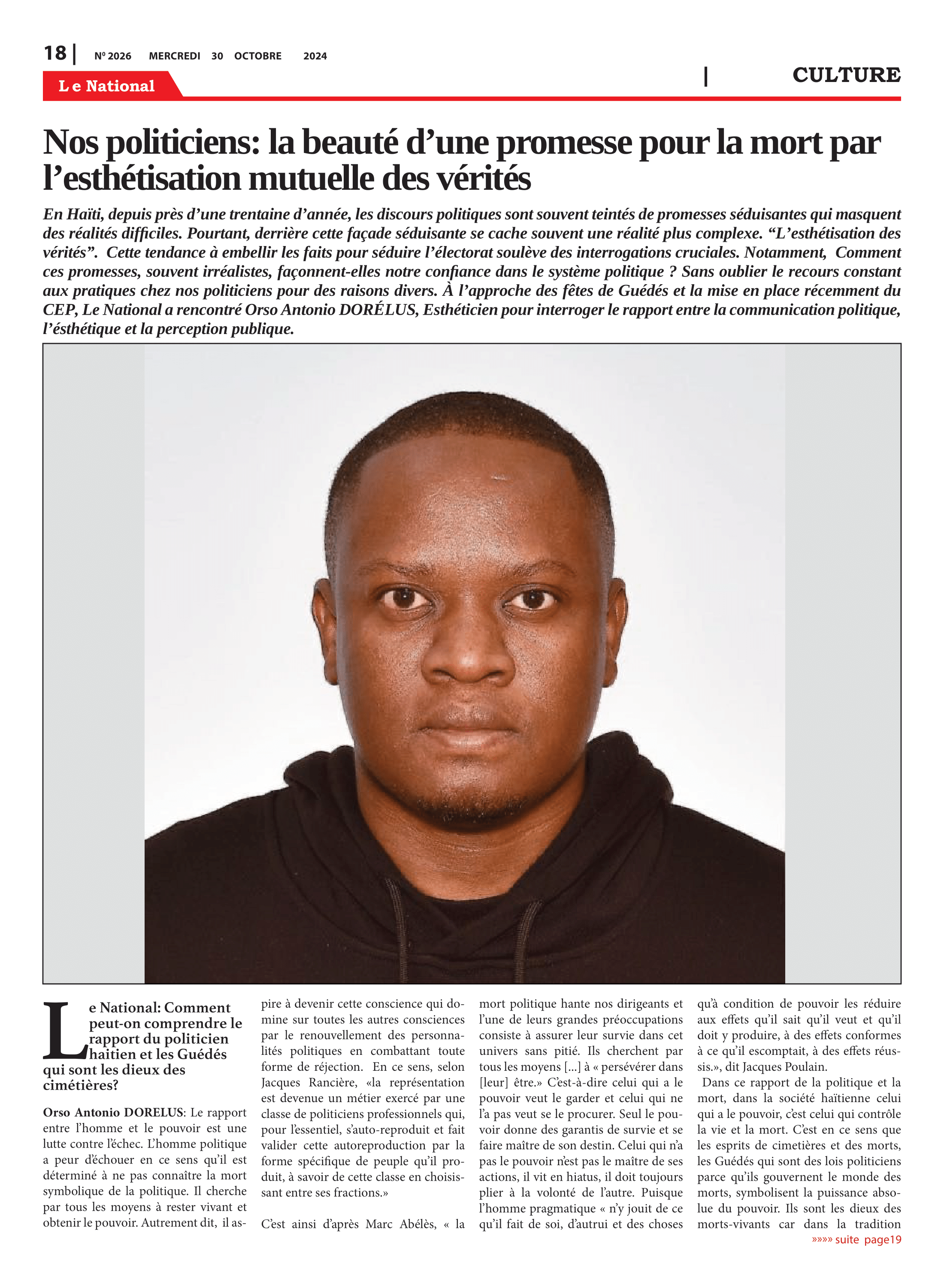 Page 18 de l'édition 2026
