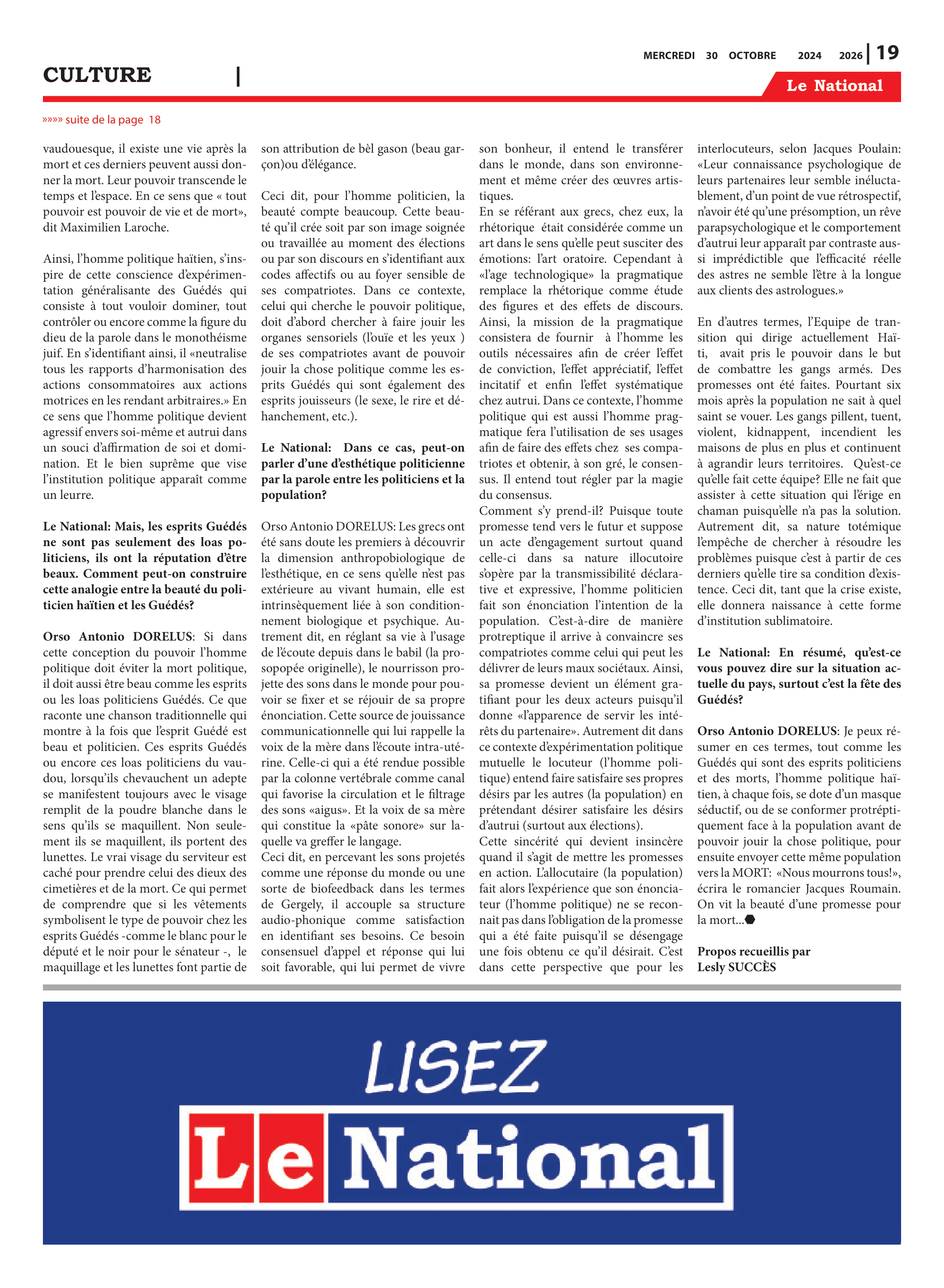 Page 19 de l'édition 2026