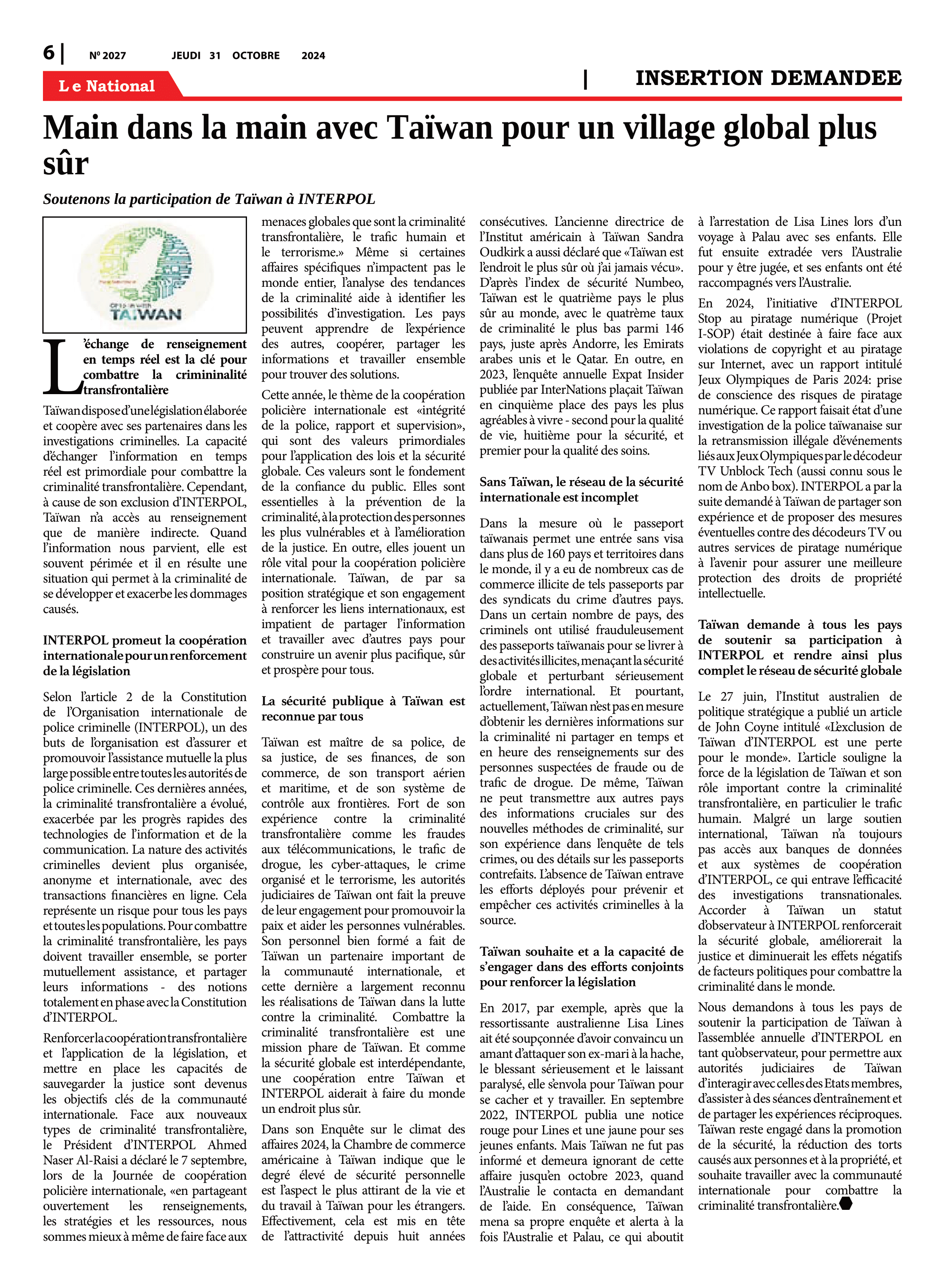 Page 6 de l'édition 2027