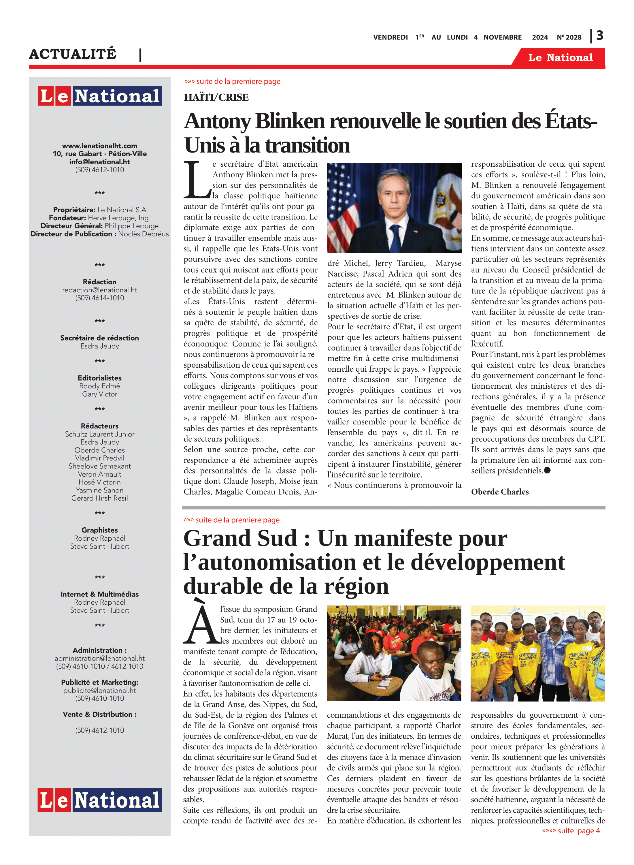 Page 3 de l'édition 2028
