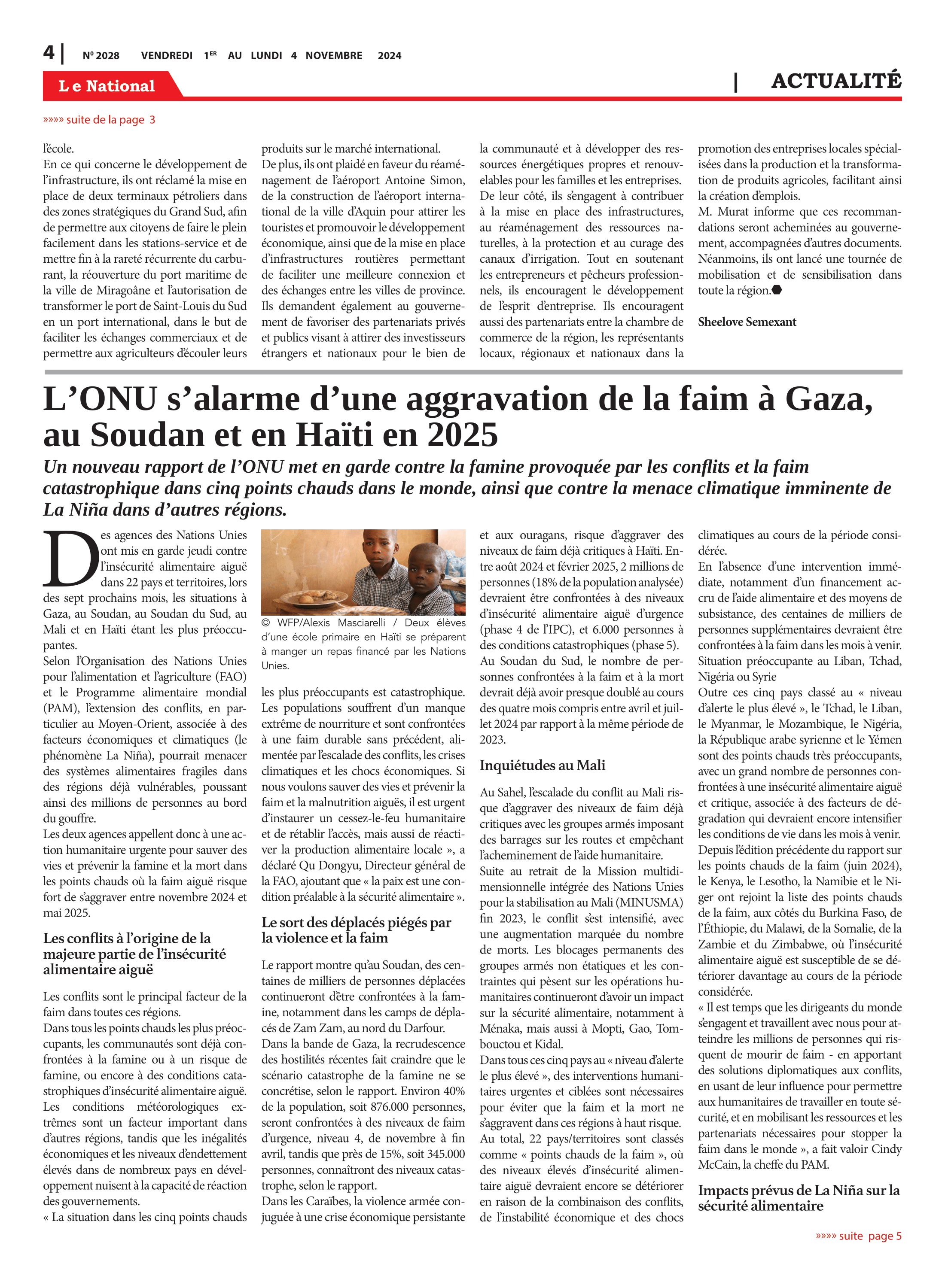 Page 4 de l'édition 2028