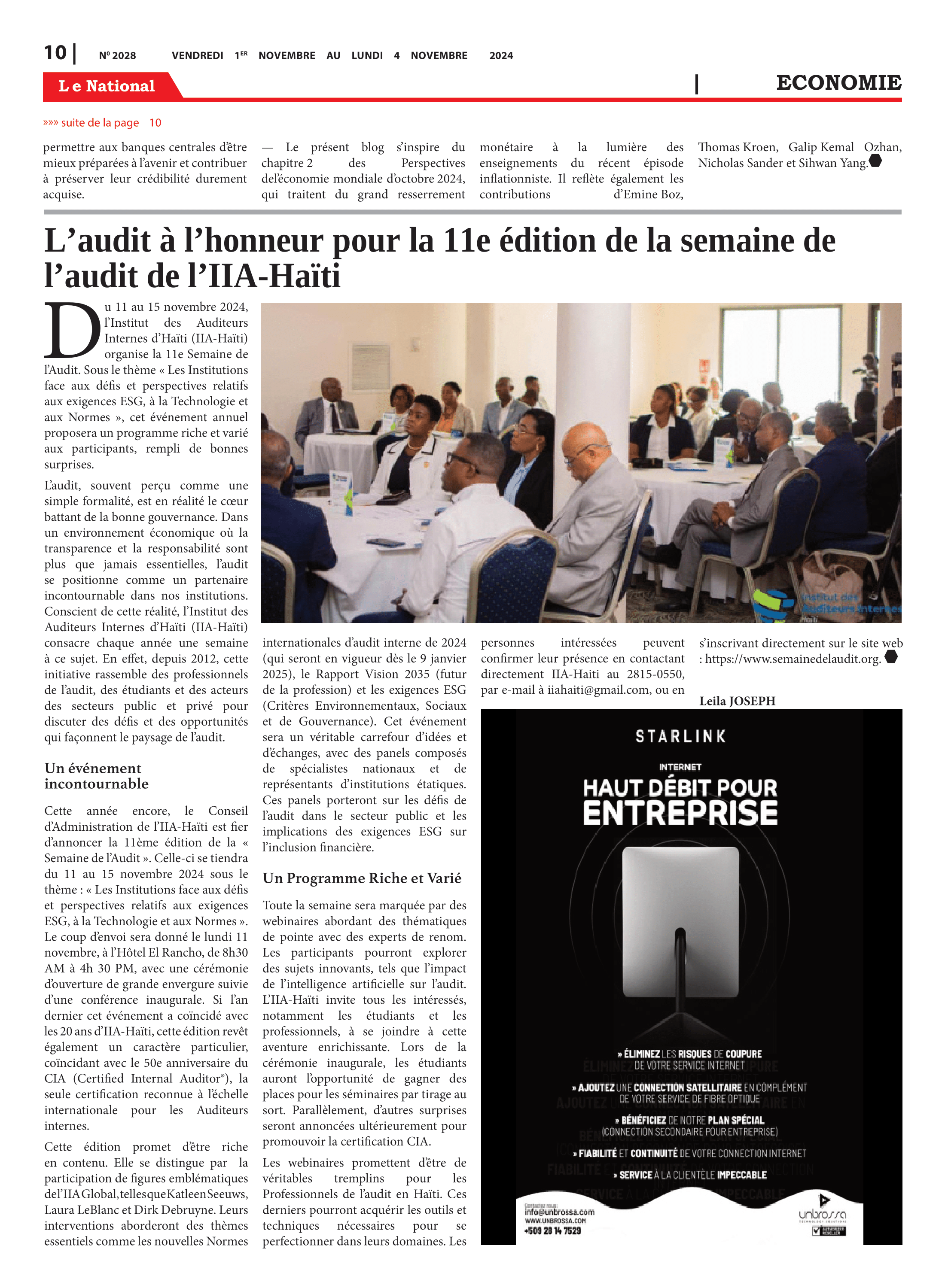 Page 10 de l'édition 2028