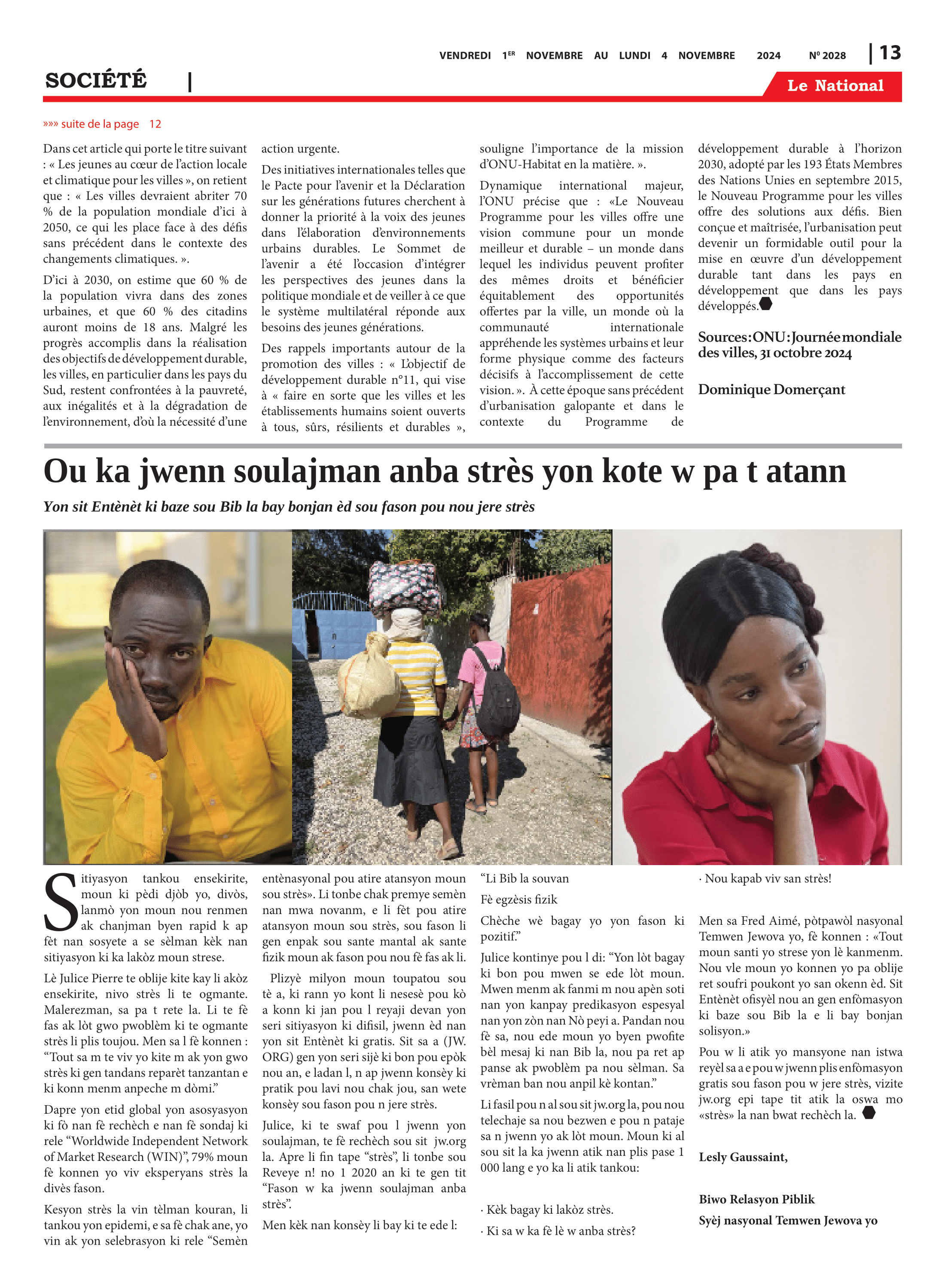 Page 13 de l'édition 2028