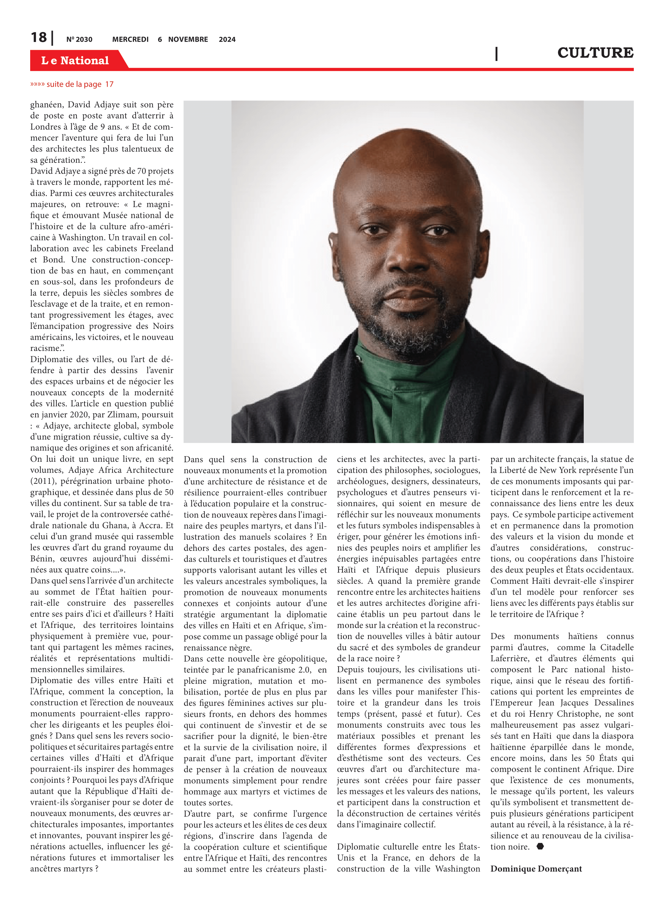 Page 18 de l'édition 2030
